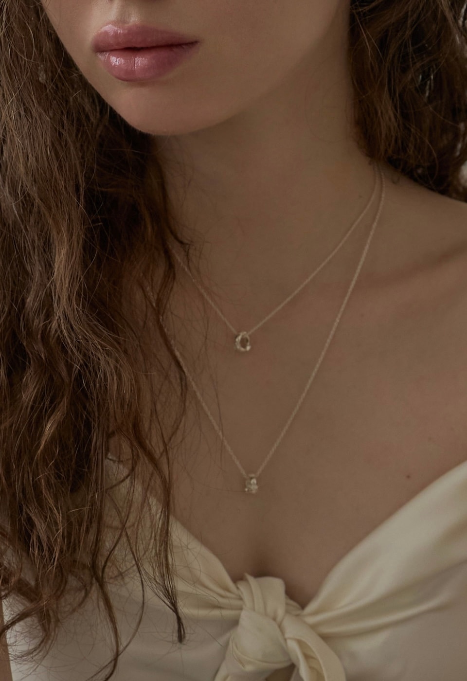 Rose lace necklace