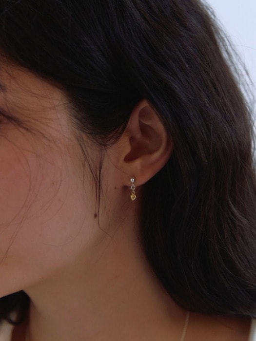 Love mini drop earrings