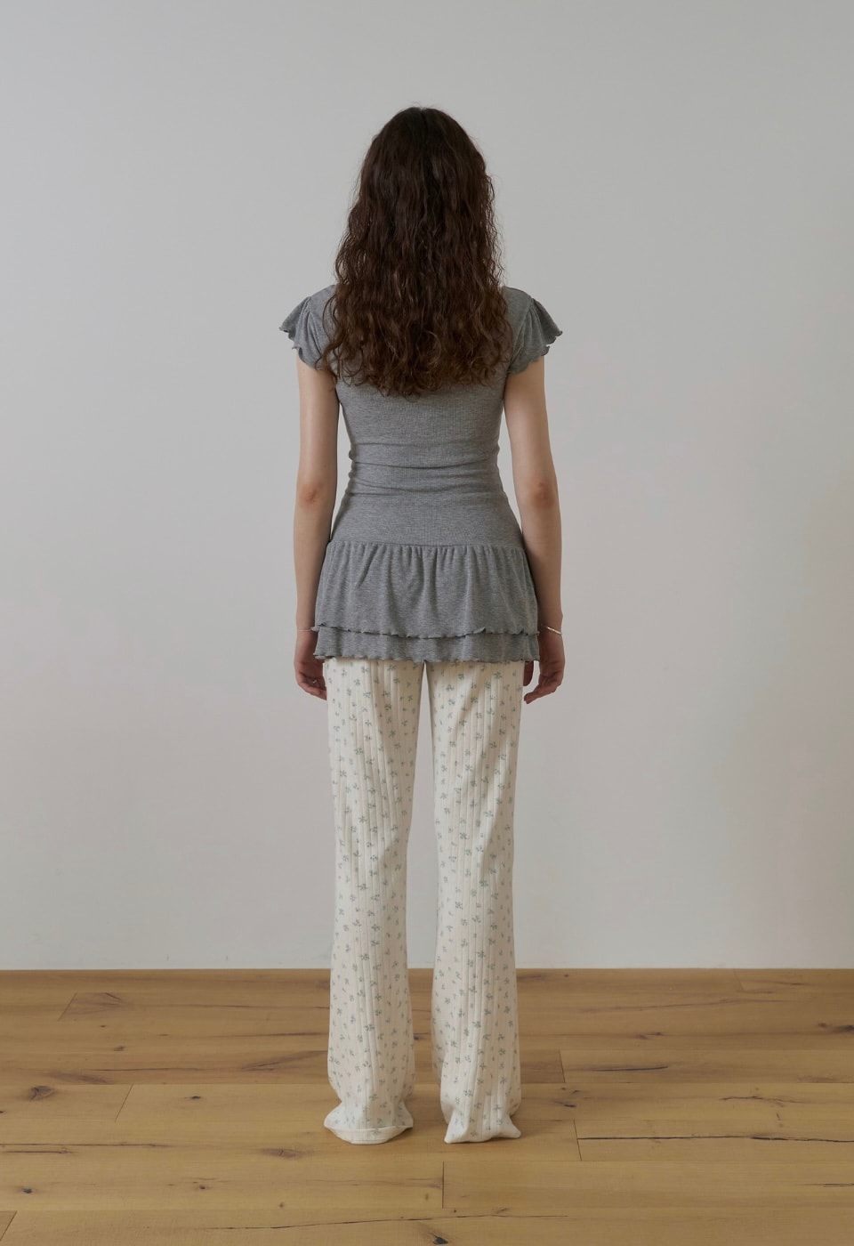 Little bloom rip pants / Ivory