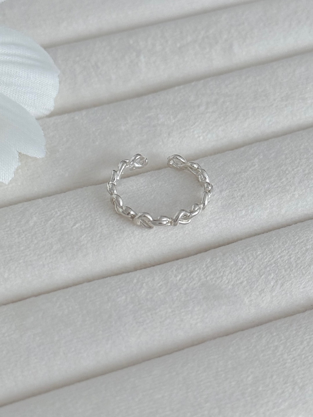 Twist Loop Open Ring