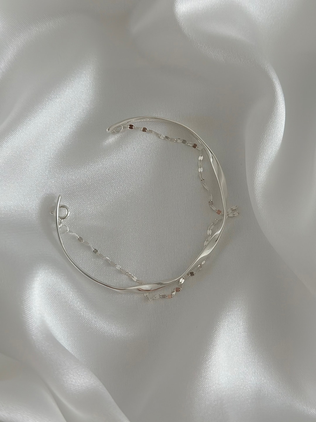 Twist Duo Silver Bracelet