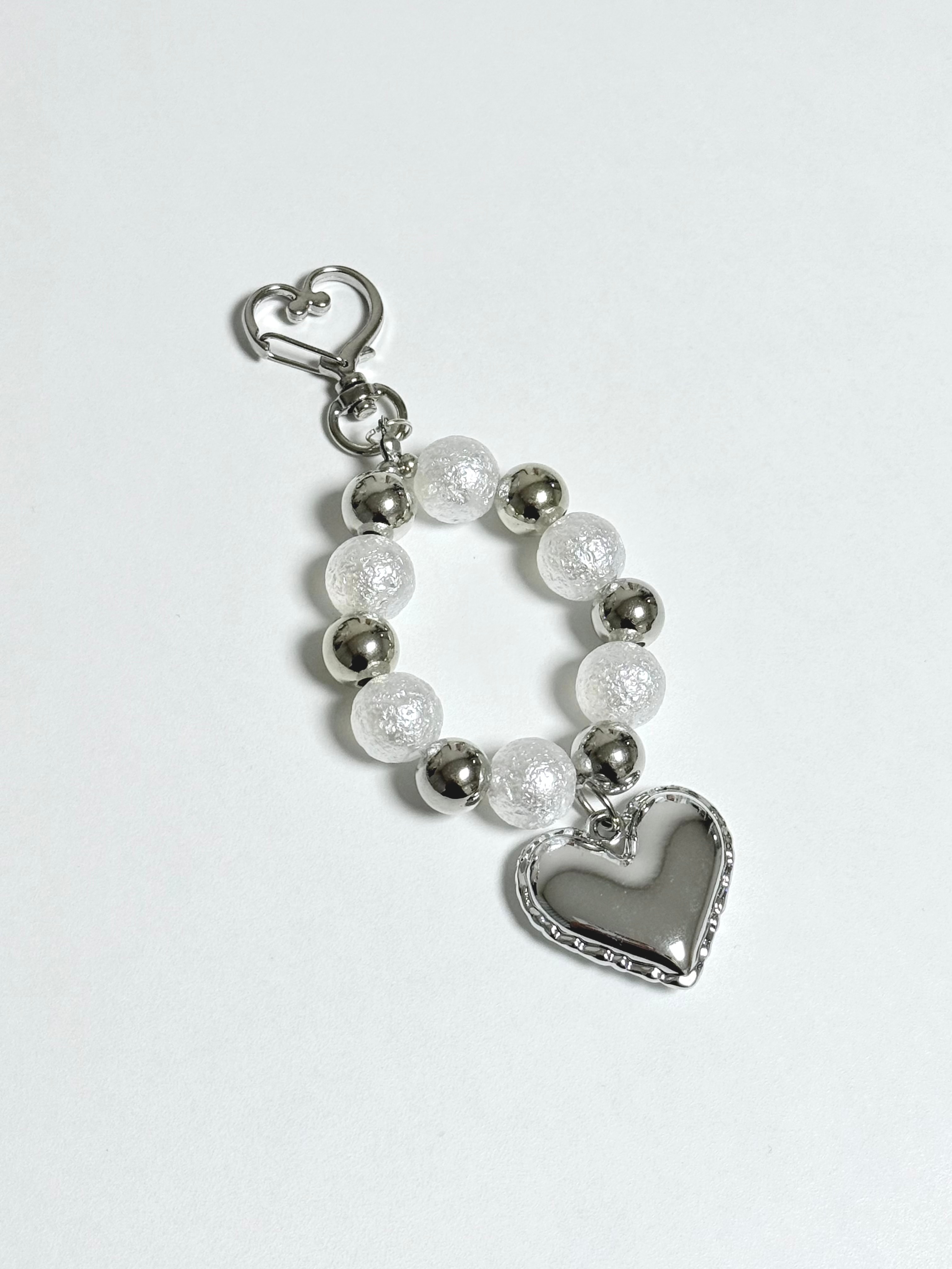 Heart Foil Mood Keyring