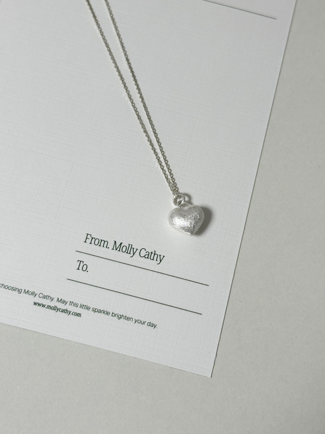 Sugi Heart Necklace