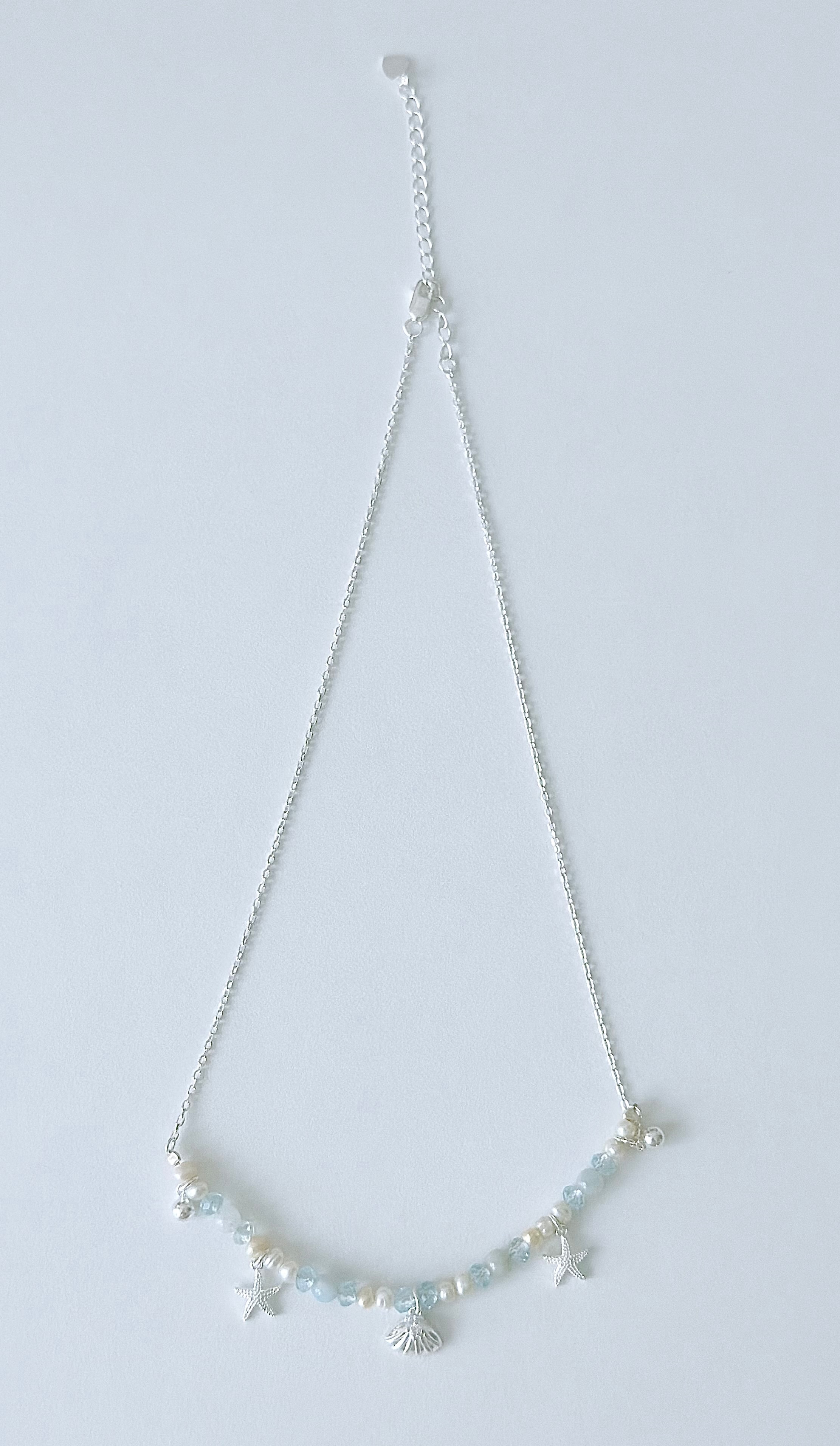 Aqua Shell Necklace
