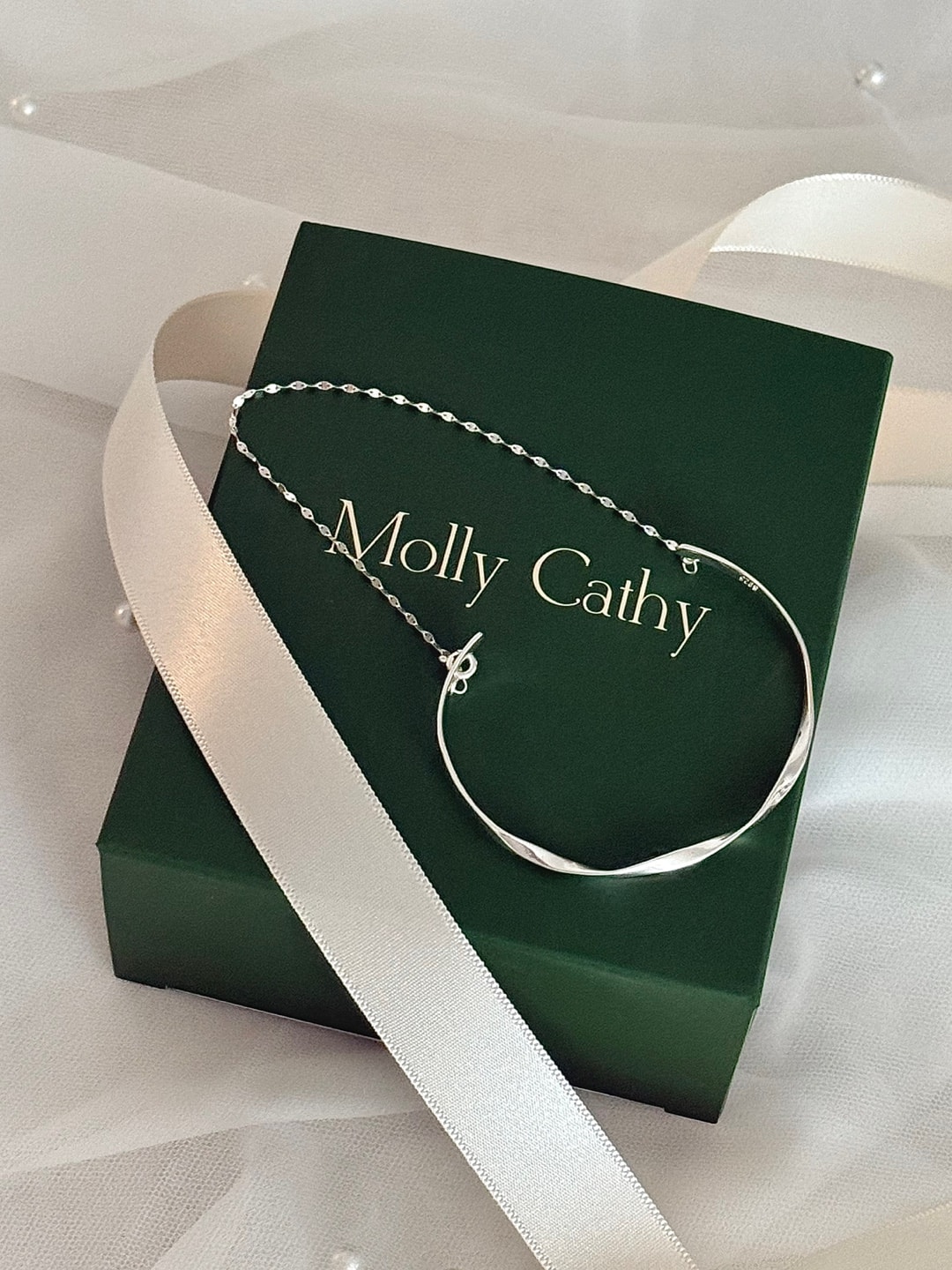Twist Duo Silver Bracelet