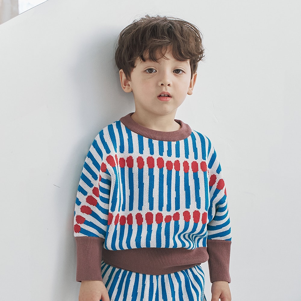 MATCH KNIT TOP