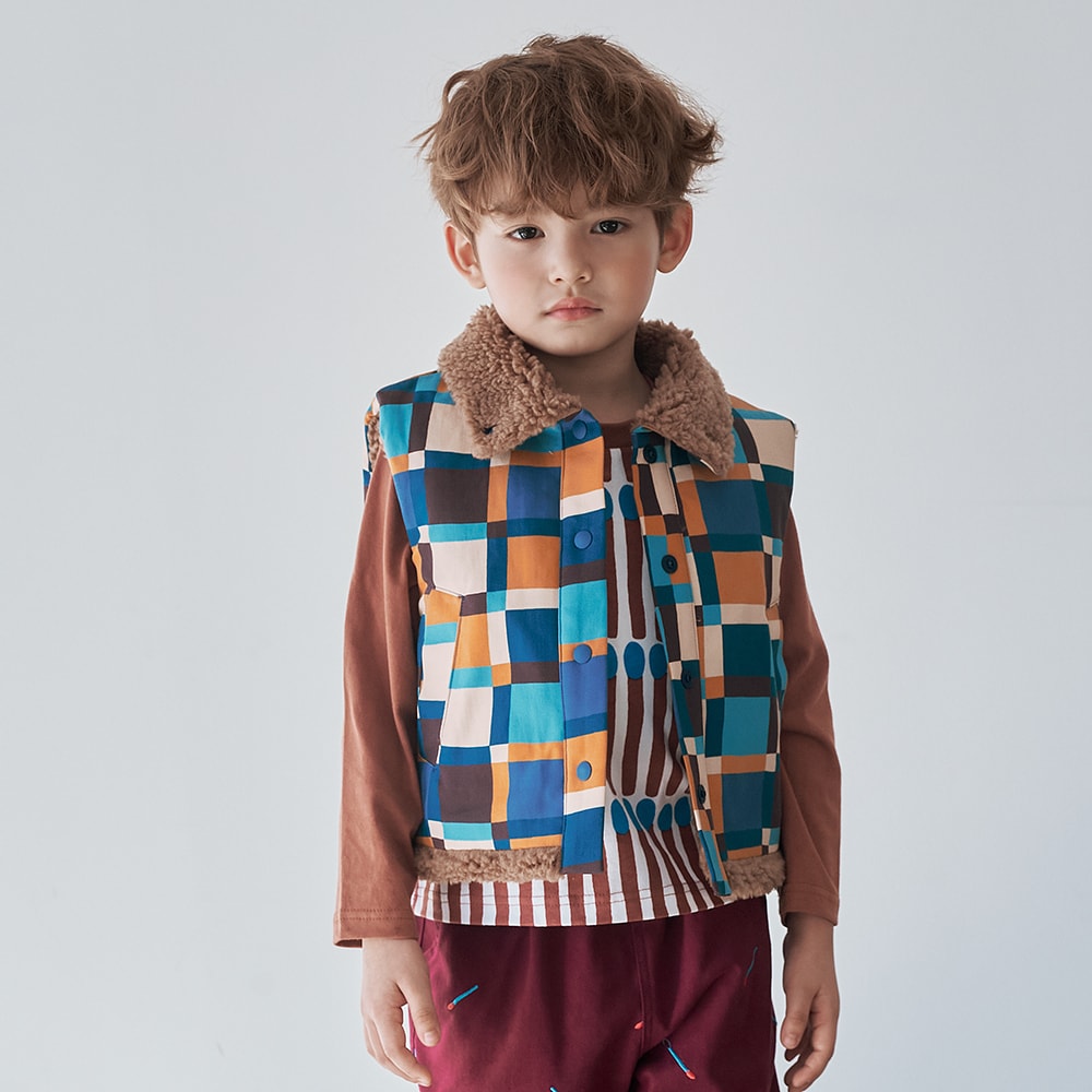 CHECK REVERSIBLE VEST
