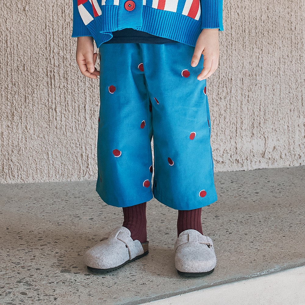 CIRCLE EMB PANTS