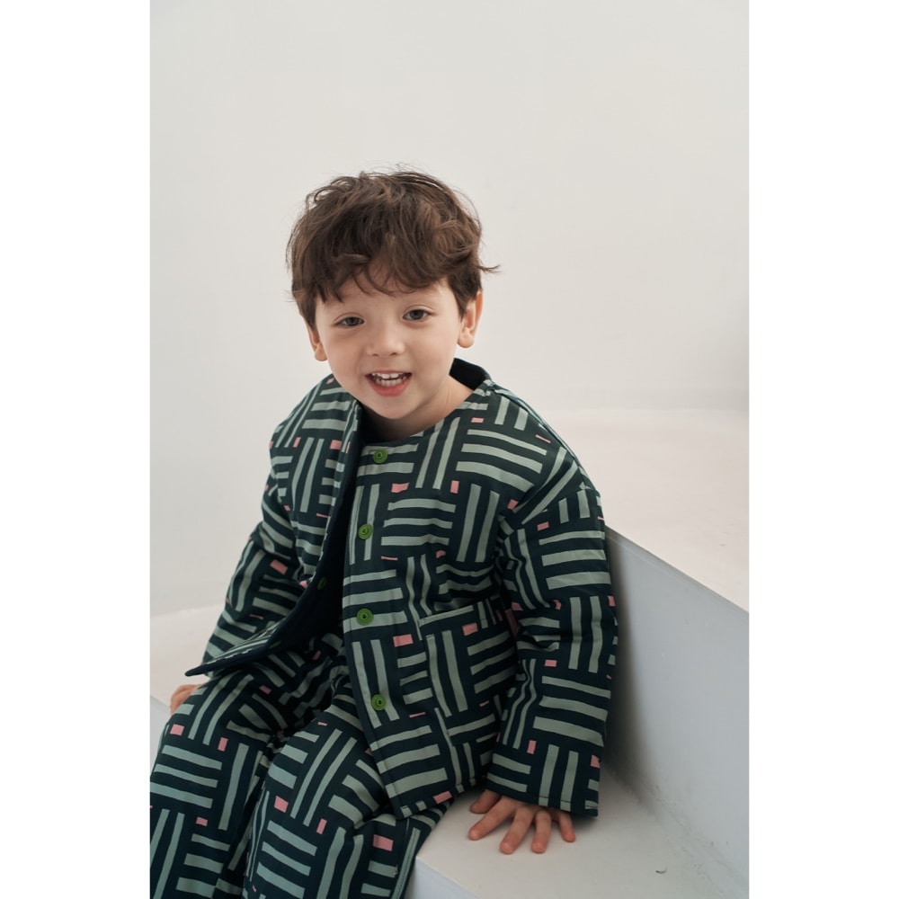 WOVEN PADDED REVERSIBLE JACKET