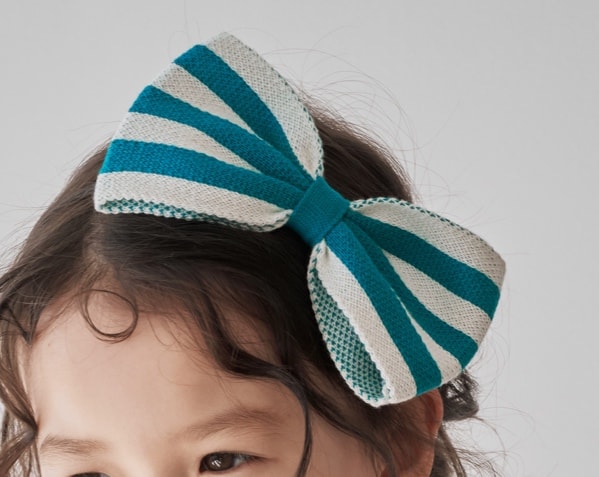 STRIPE KNIT HAIR ACC