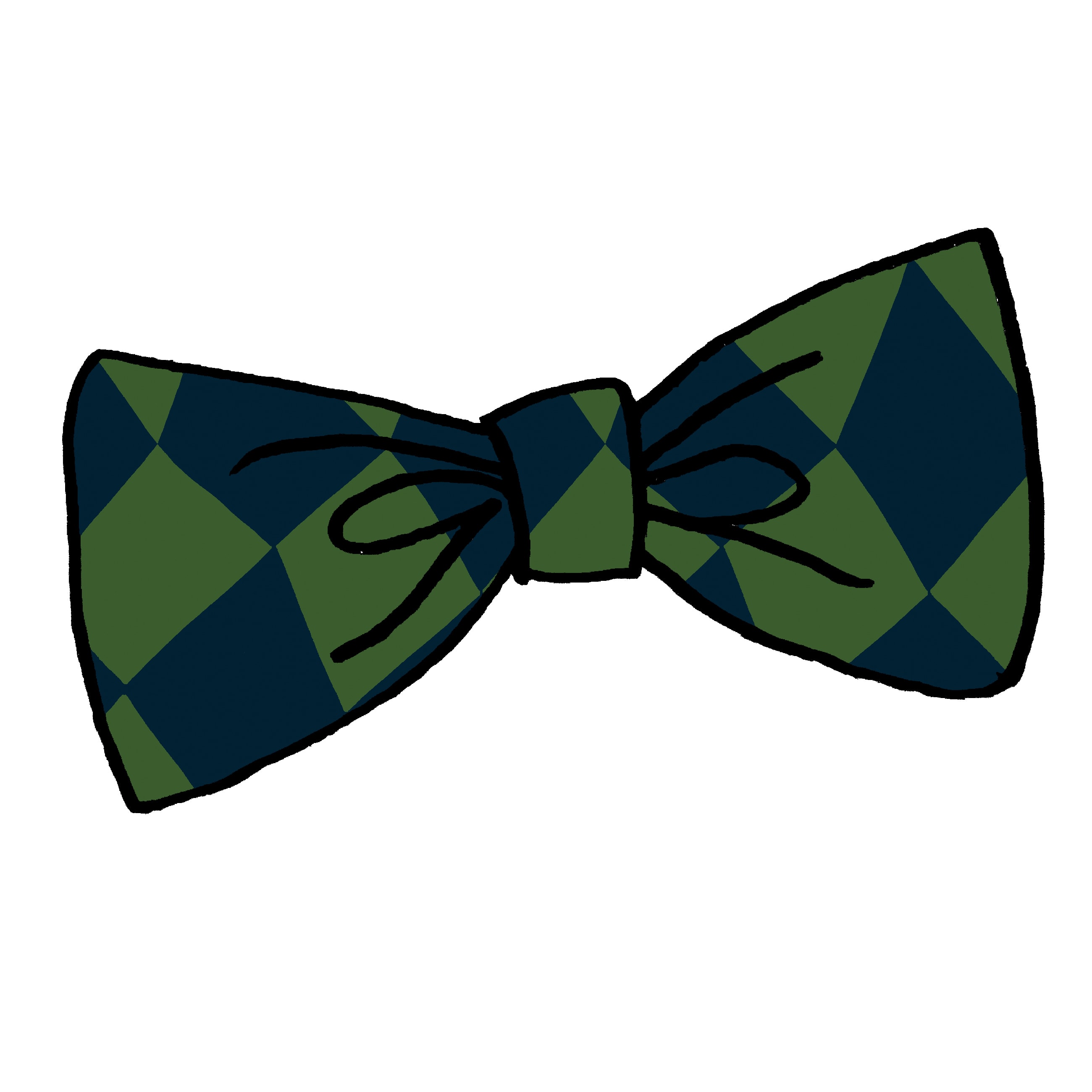 ARGYLE HAIR CLIP