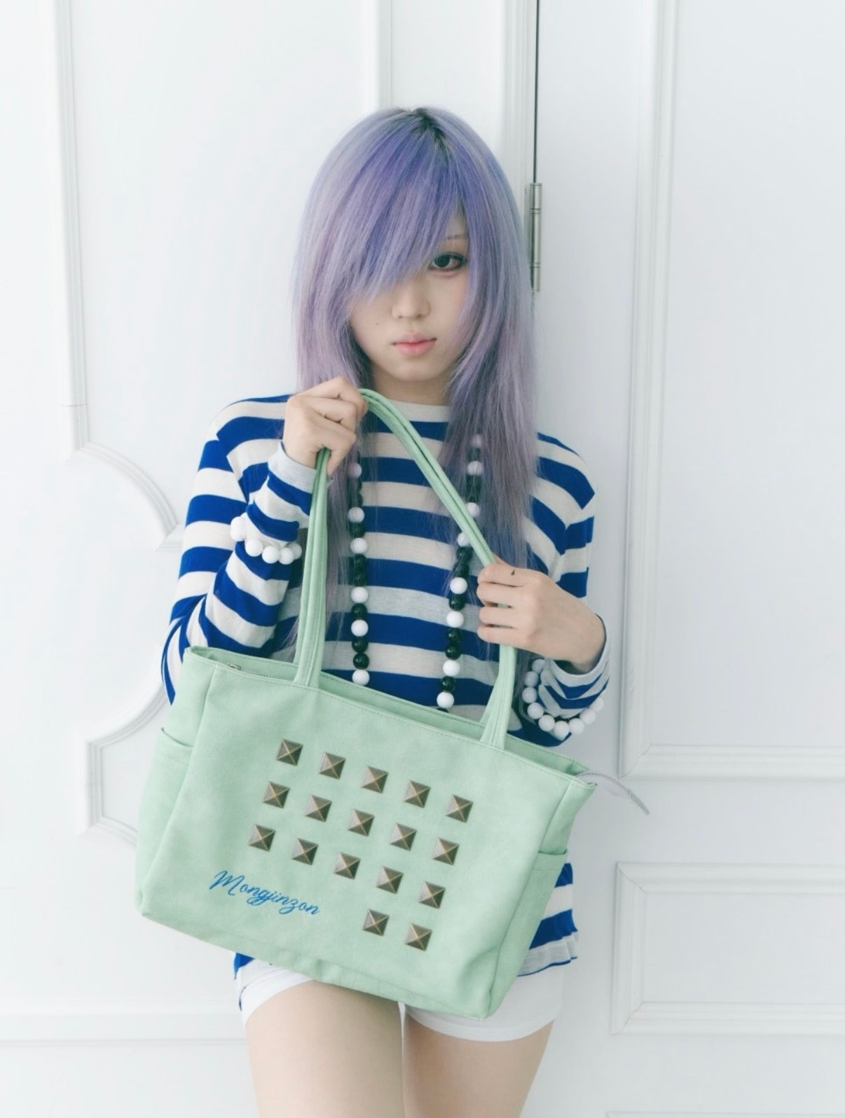 Hard candy bag (mint green)