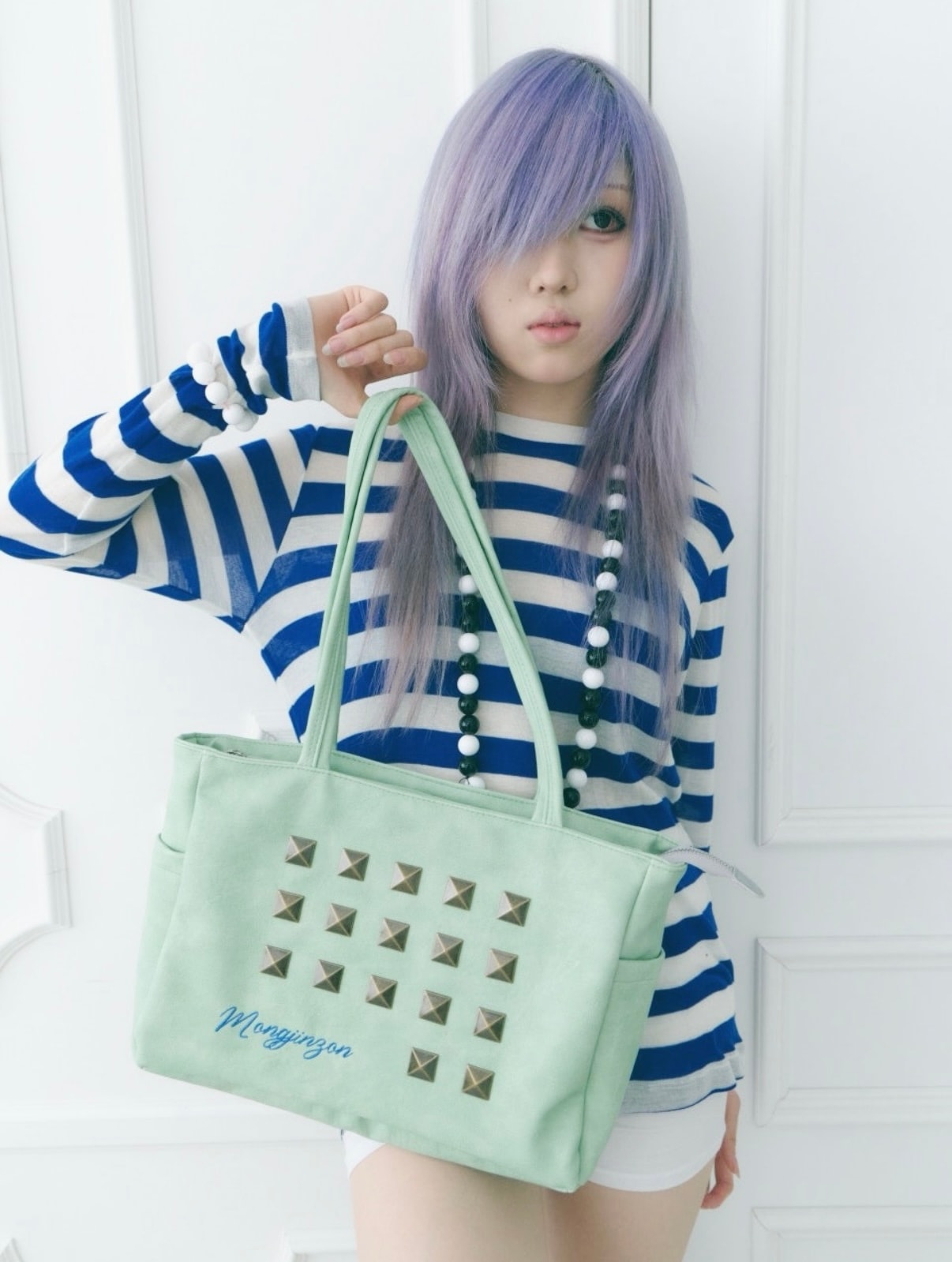Hard candy bag (mint green)