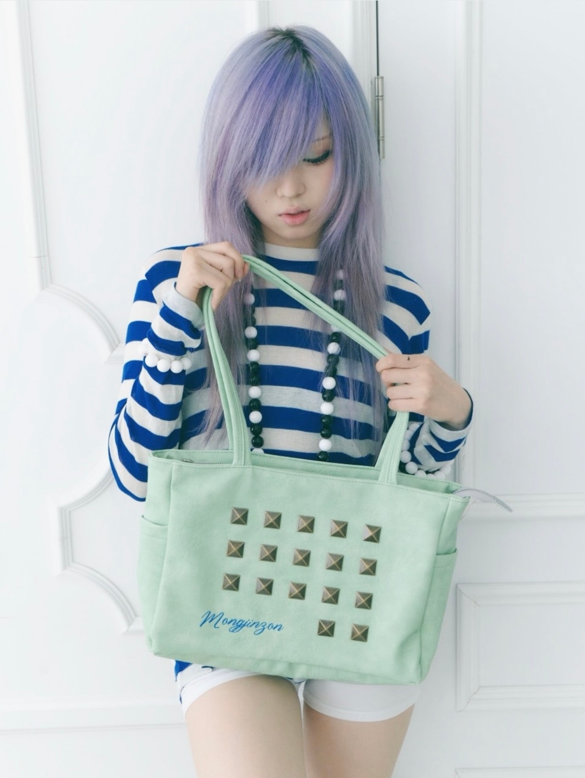 Hard candy bag (mint green)