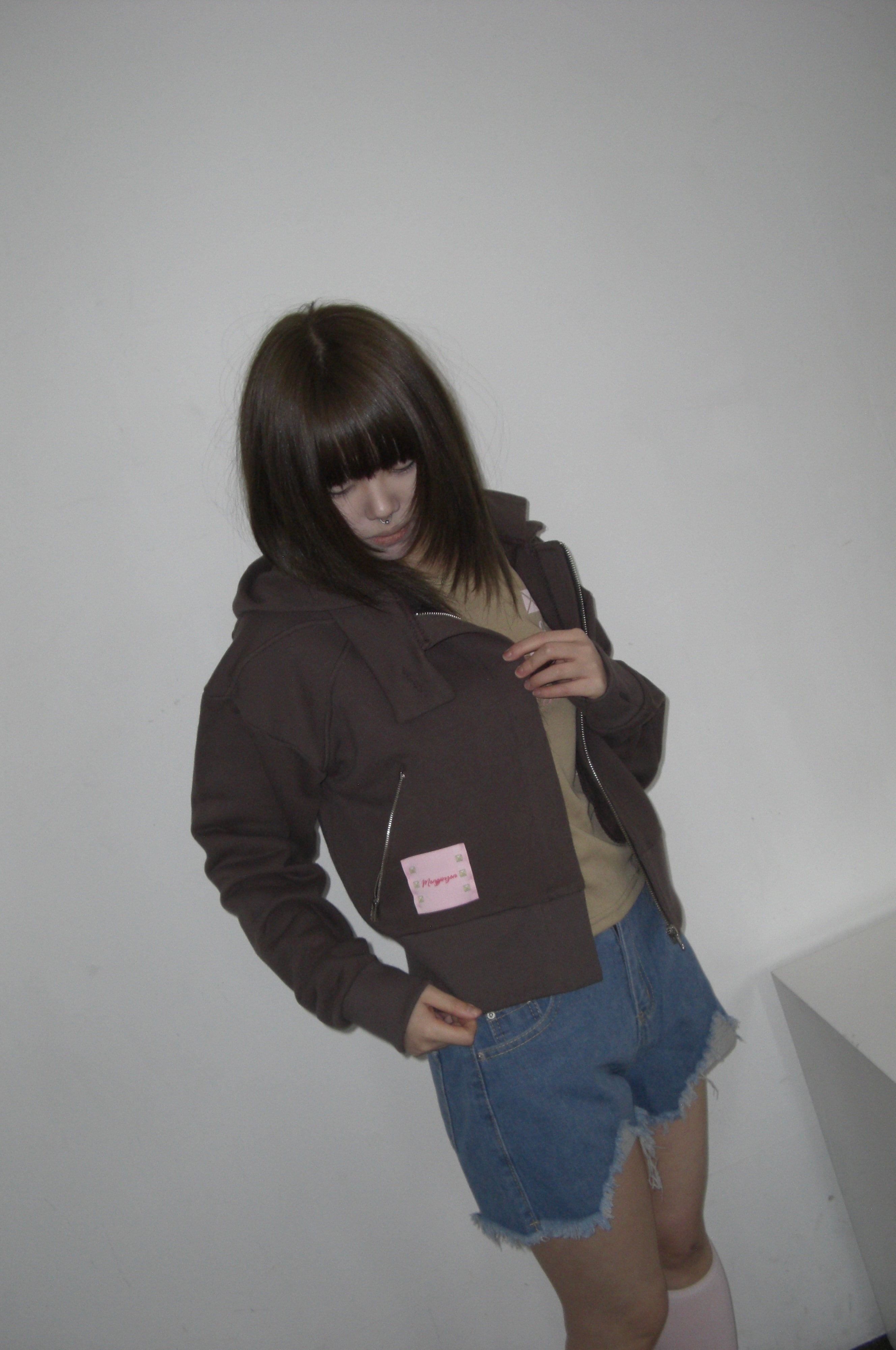 Fight Hoodie Jacket (brown)
