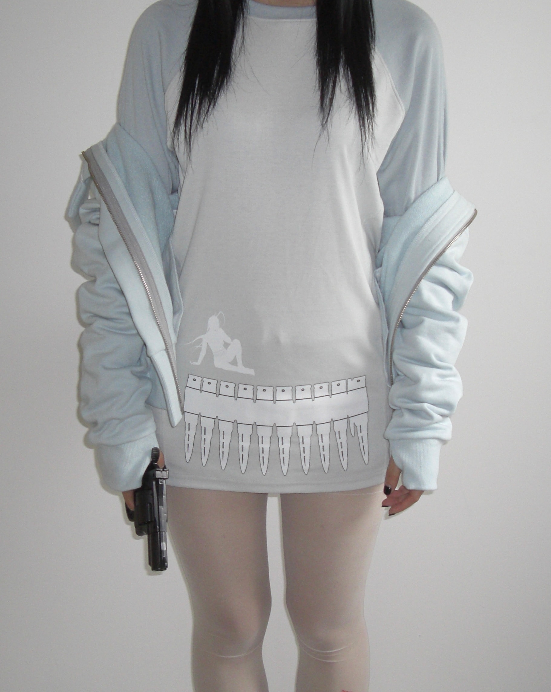 MAGAZINE LONG-SLEEVE TOP MINT