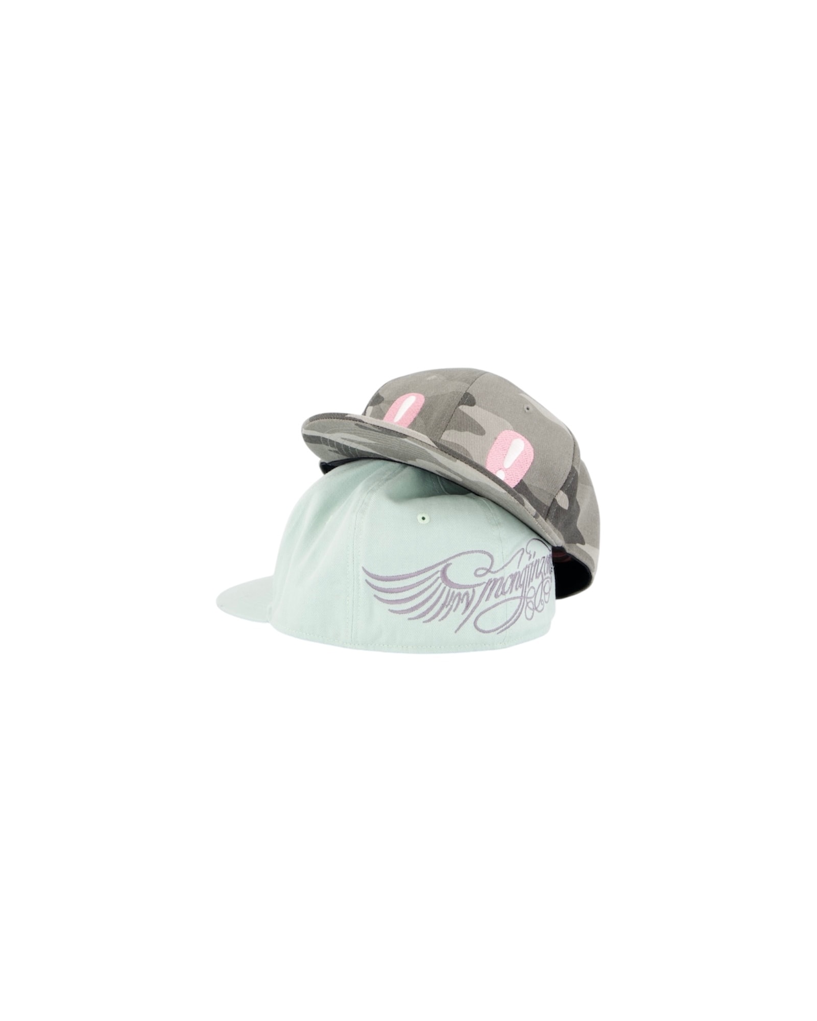 Lettering wing cap (camo)