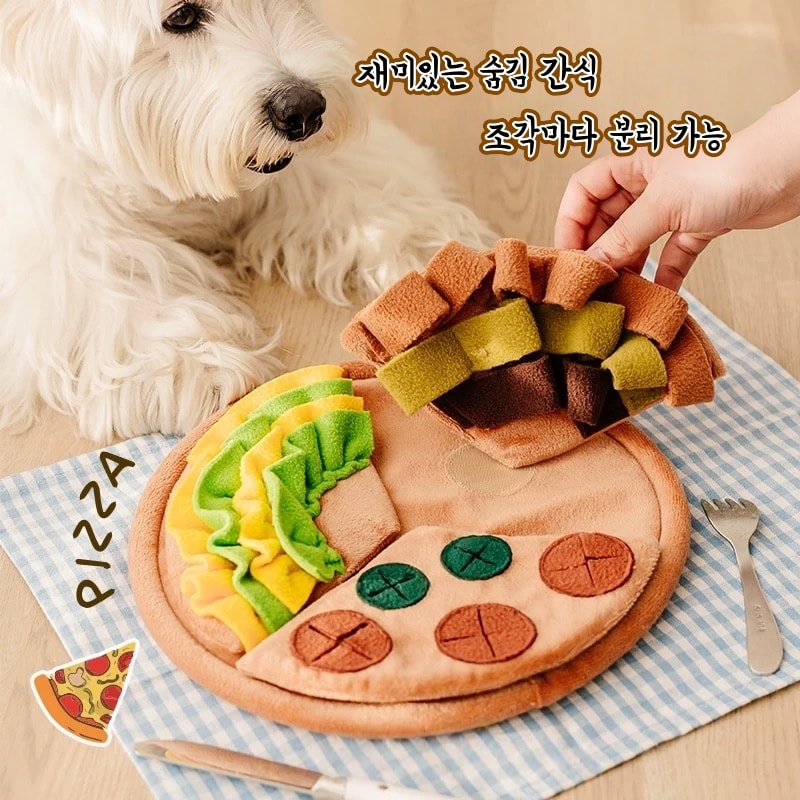 Mongpet 베이커리 노즈워크 매트|강아지 간식 숨기기 훈련 & 혼자 놀이 장난감