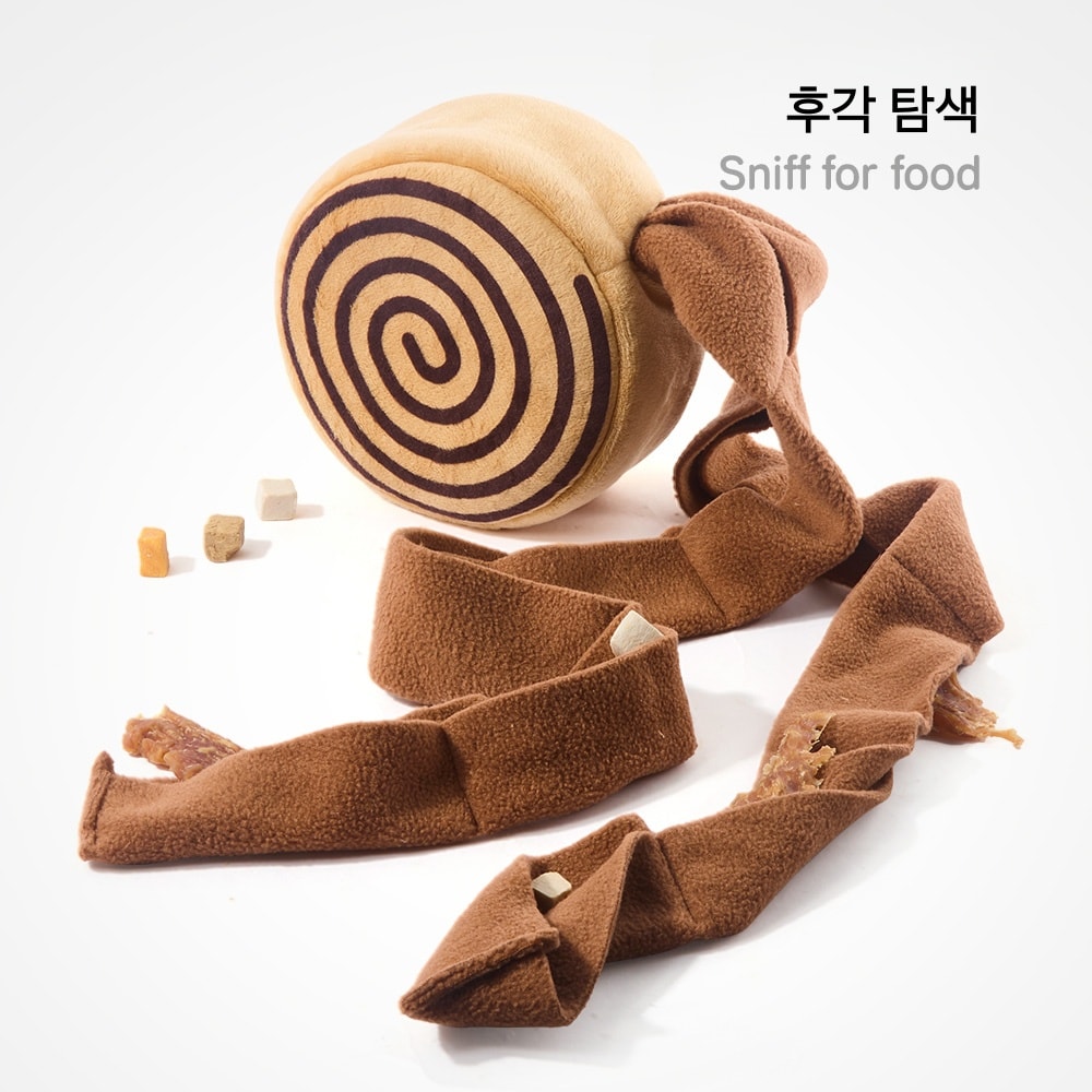 Mongpet 베이커리 노즈워크 매트|강아지 간식 숨기기 훈련 & 혼자 놀이 장난감