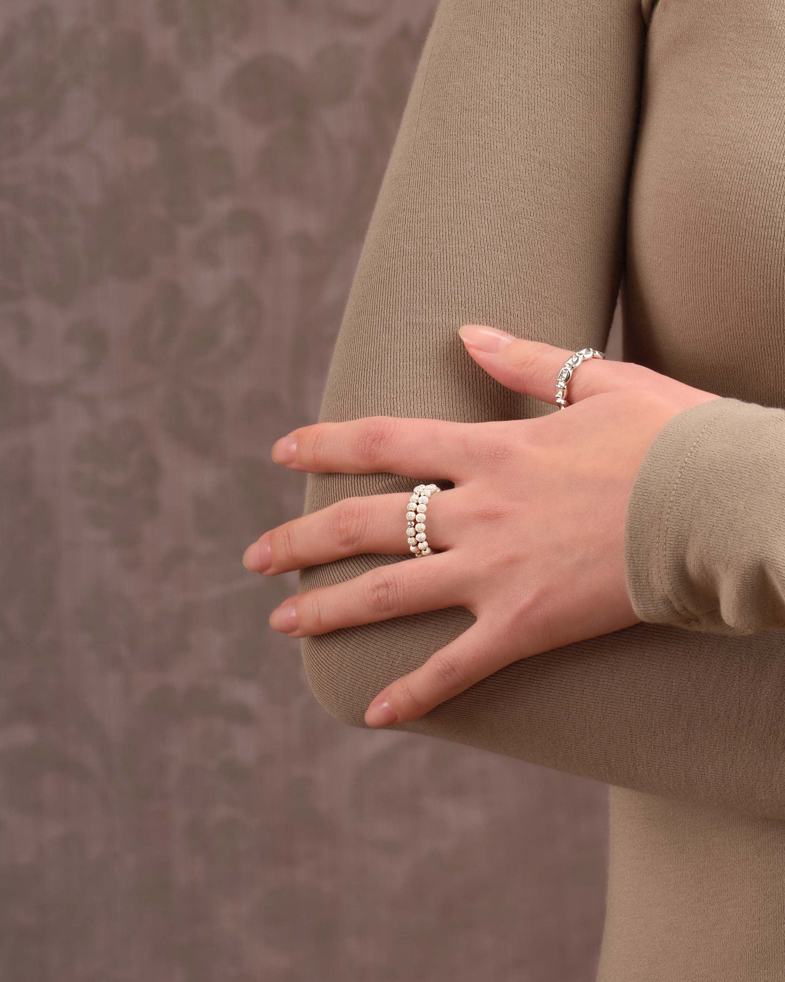 Matte sand ring (+mini ball)
