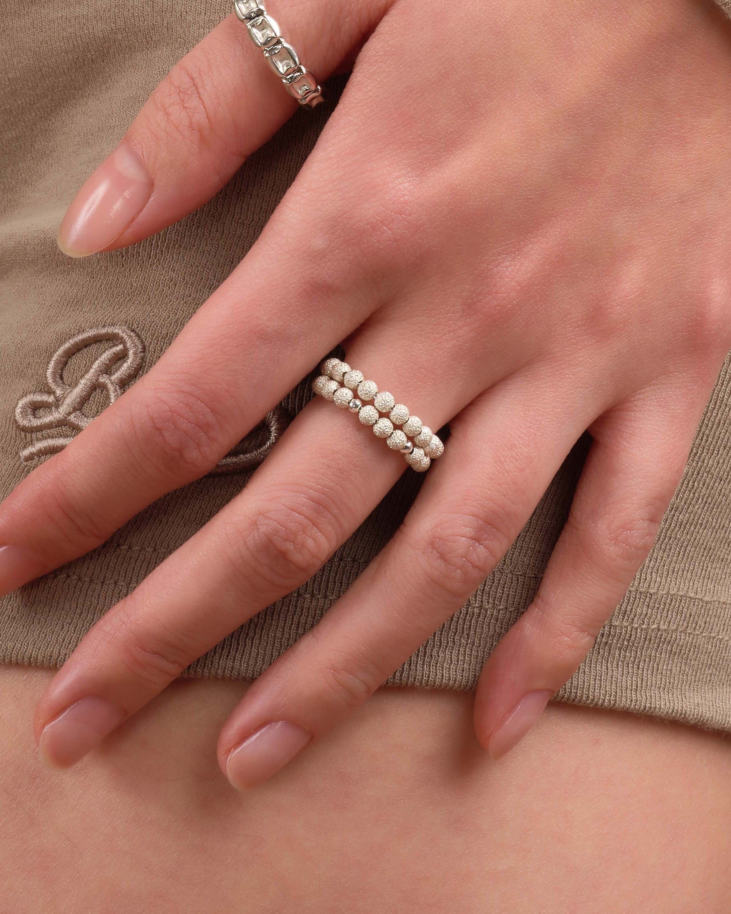 Matte sand ring (+mini ball)