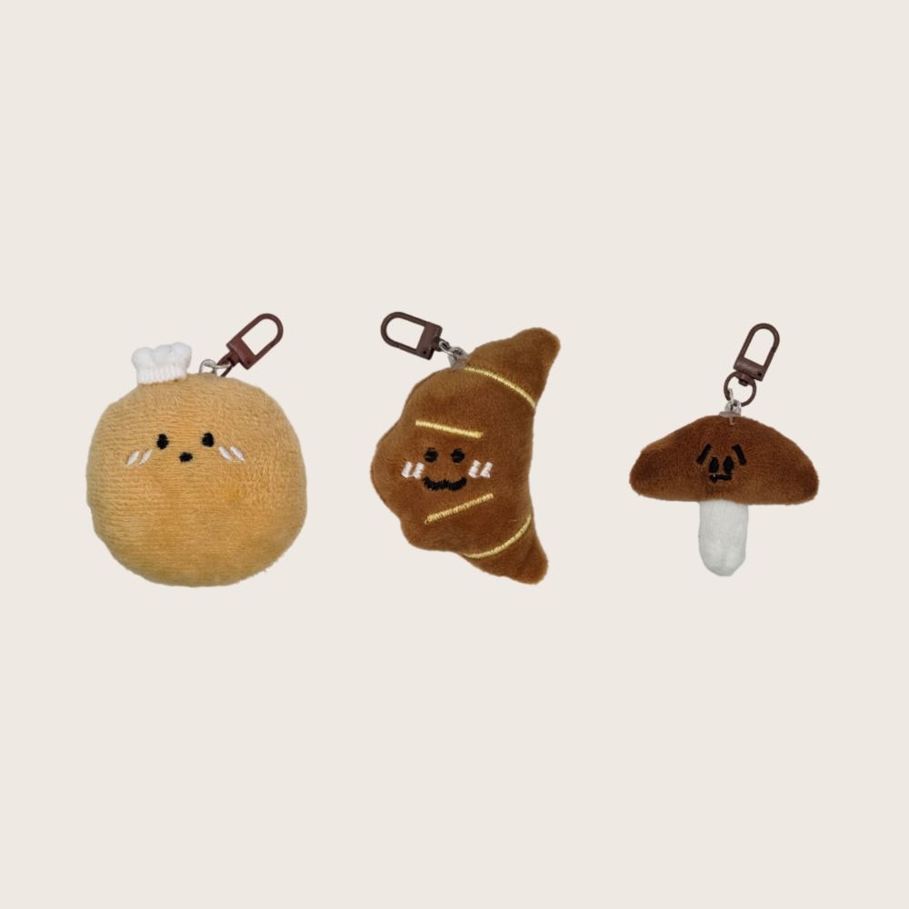 먹거리 키링 3종 세트