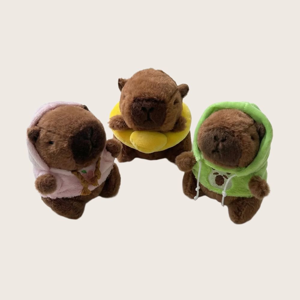 카피바라 인형, 키링 3종