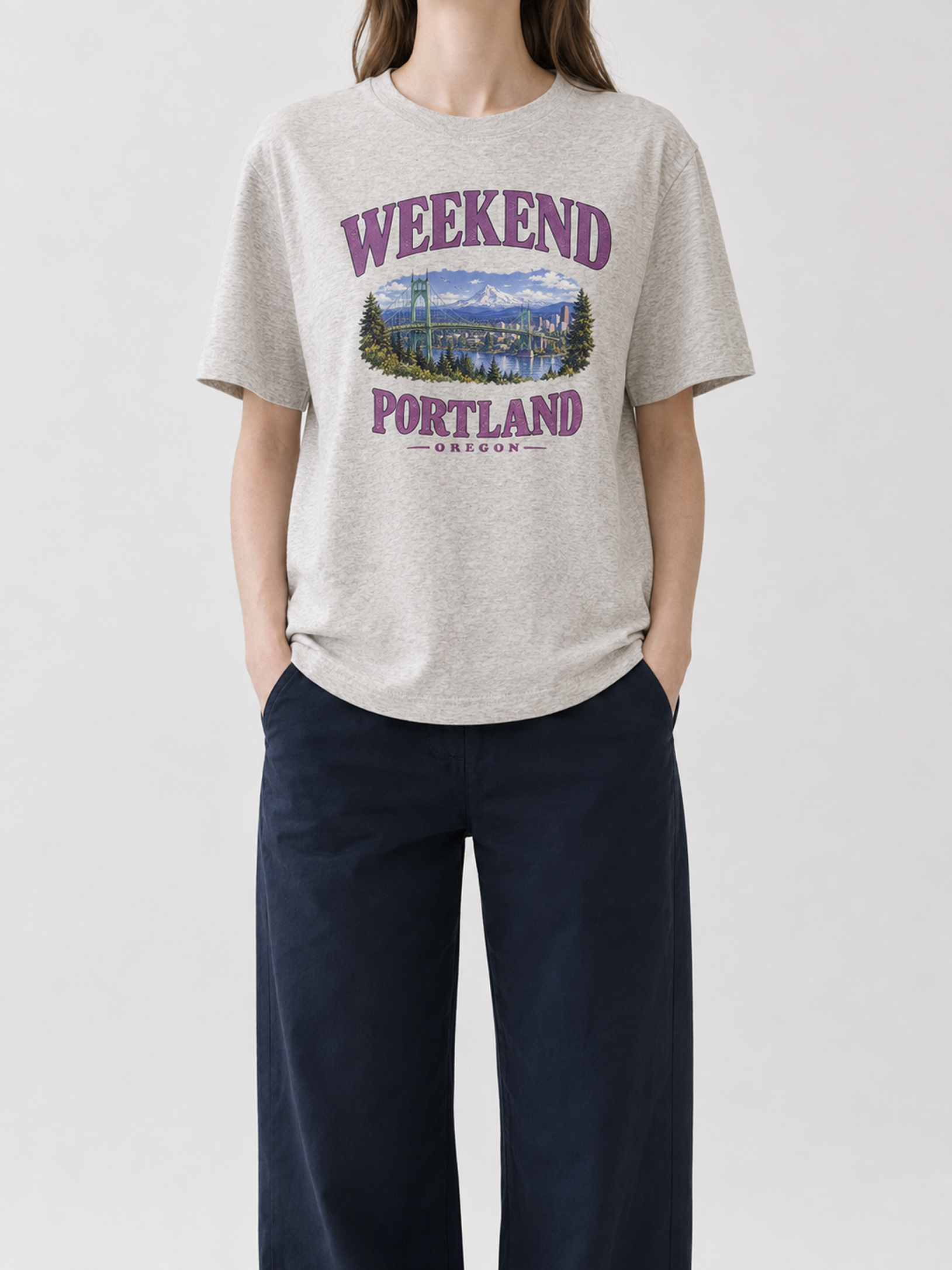 [Weekend Graphic T-shirt] Portland