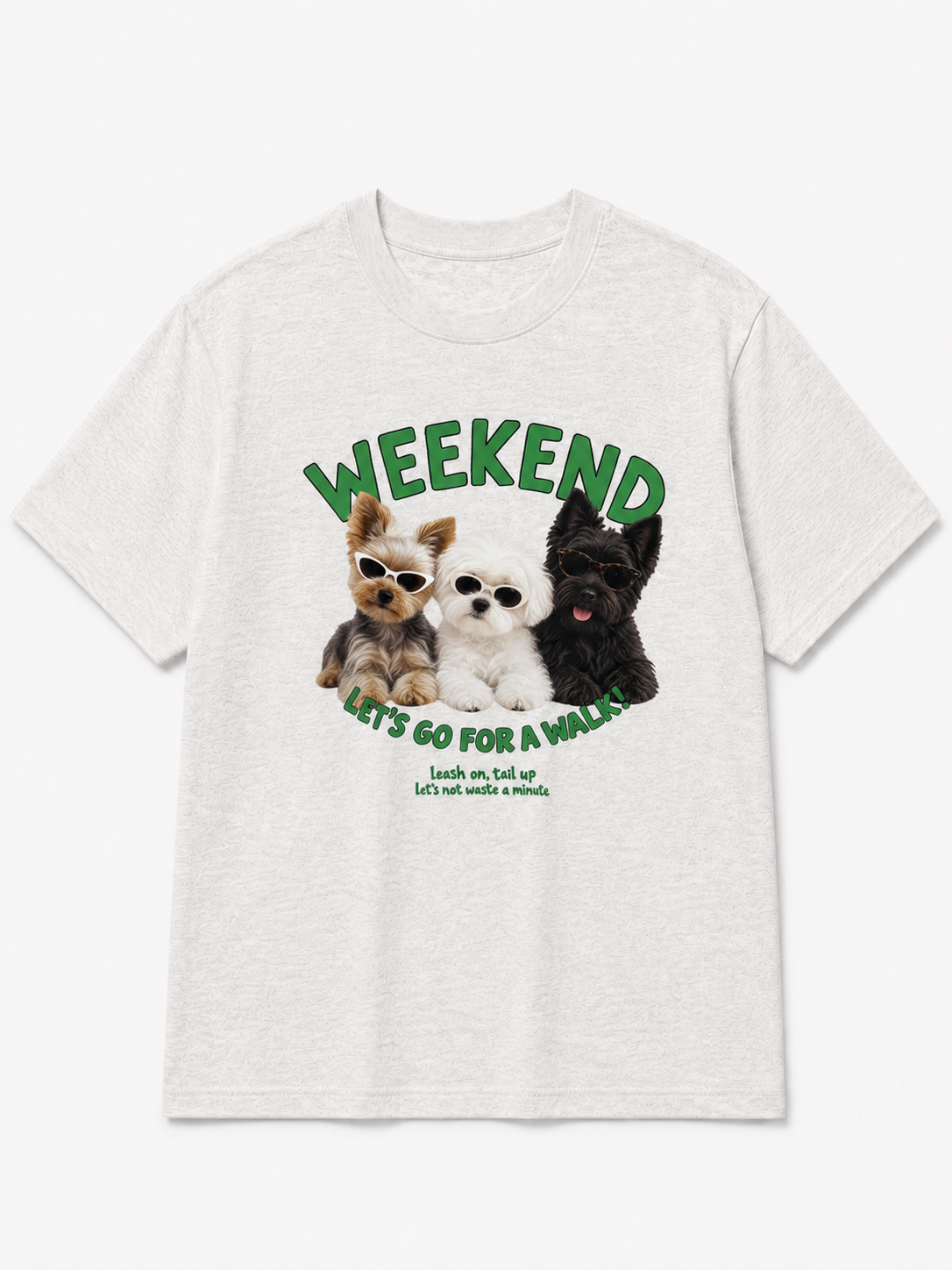 [Weekend Graphic T-shirt] Weekend Walk