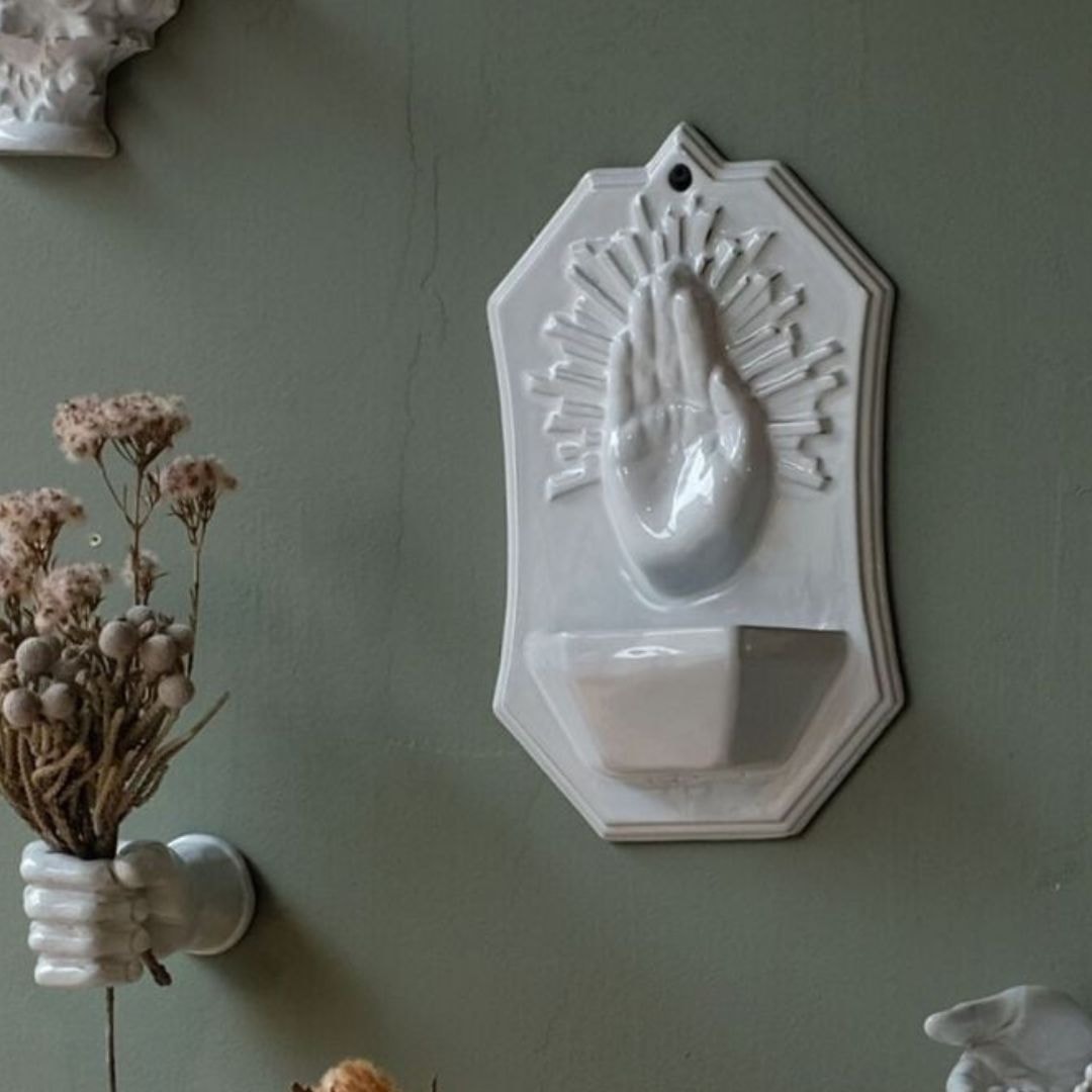 [WEST VILLAGE TOKYO] AS POTTERY RELIPOT White