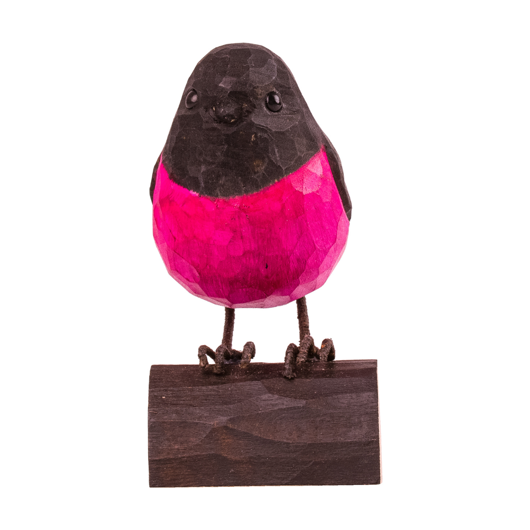 [Wildlife Garden] DecoBird_Pink Robin