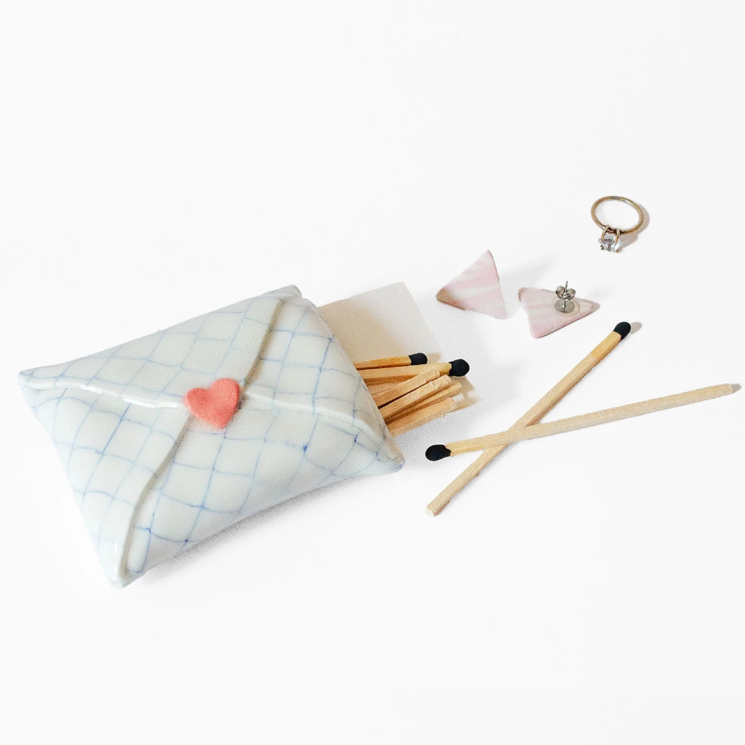 [Saori M Stoneware] Love Letter Matchbox