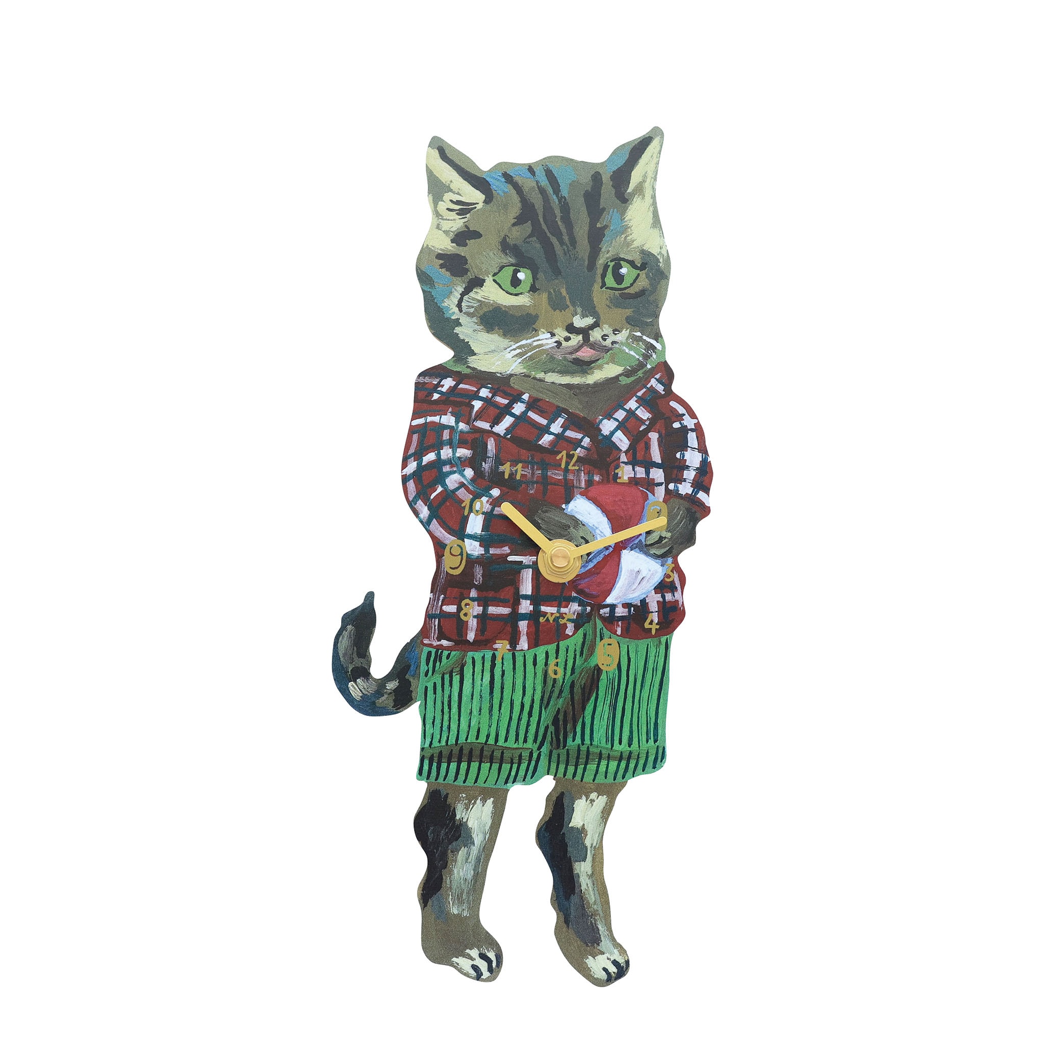 [NATHALIE LÉTÉ] TABBY CAT WALL CLOCK ∥ 태비 캣 월 클락