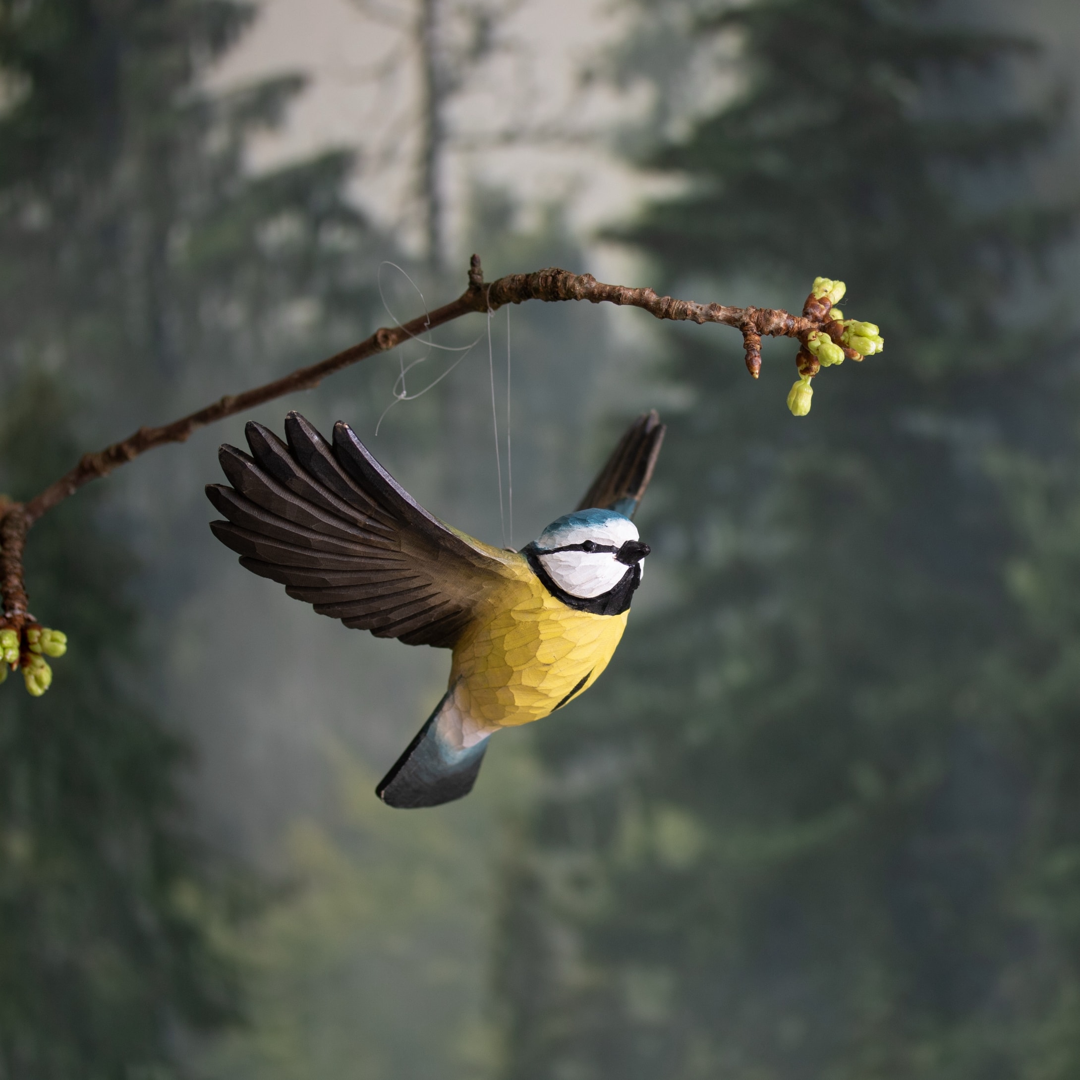 [Wildlife Garden] Forest Décor_Flying Blue Tit