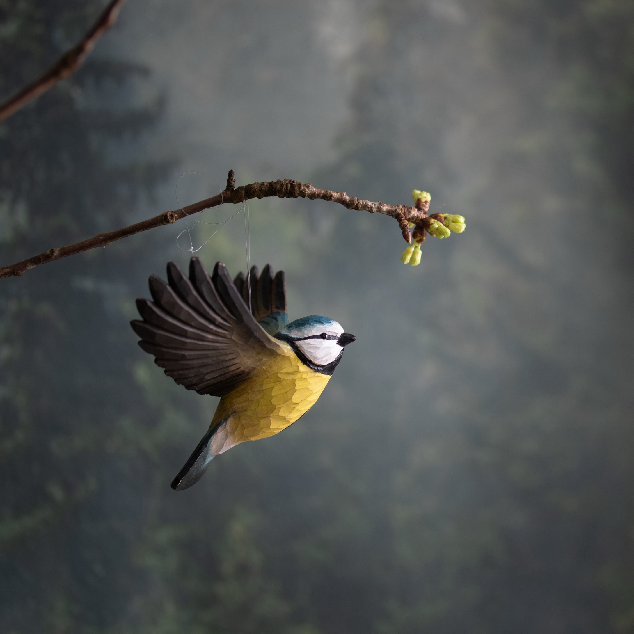 [Wildlife Garden] Forest Décor_Flying Blue Tit