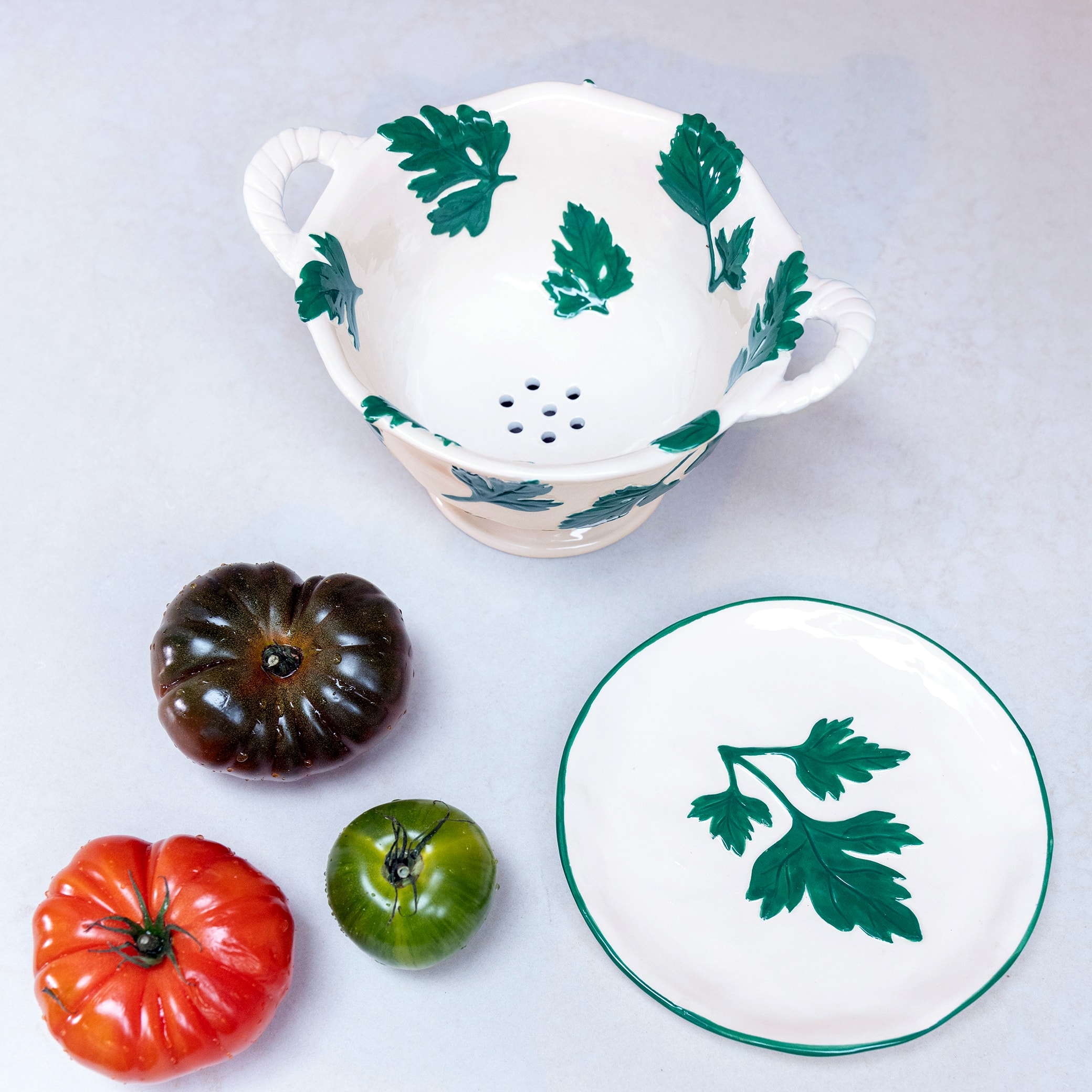 [&Klevering] COLANDER PARSLEY 포슬린 콜랜더 파슬리
