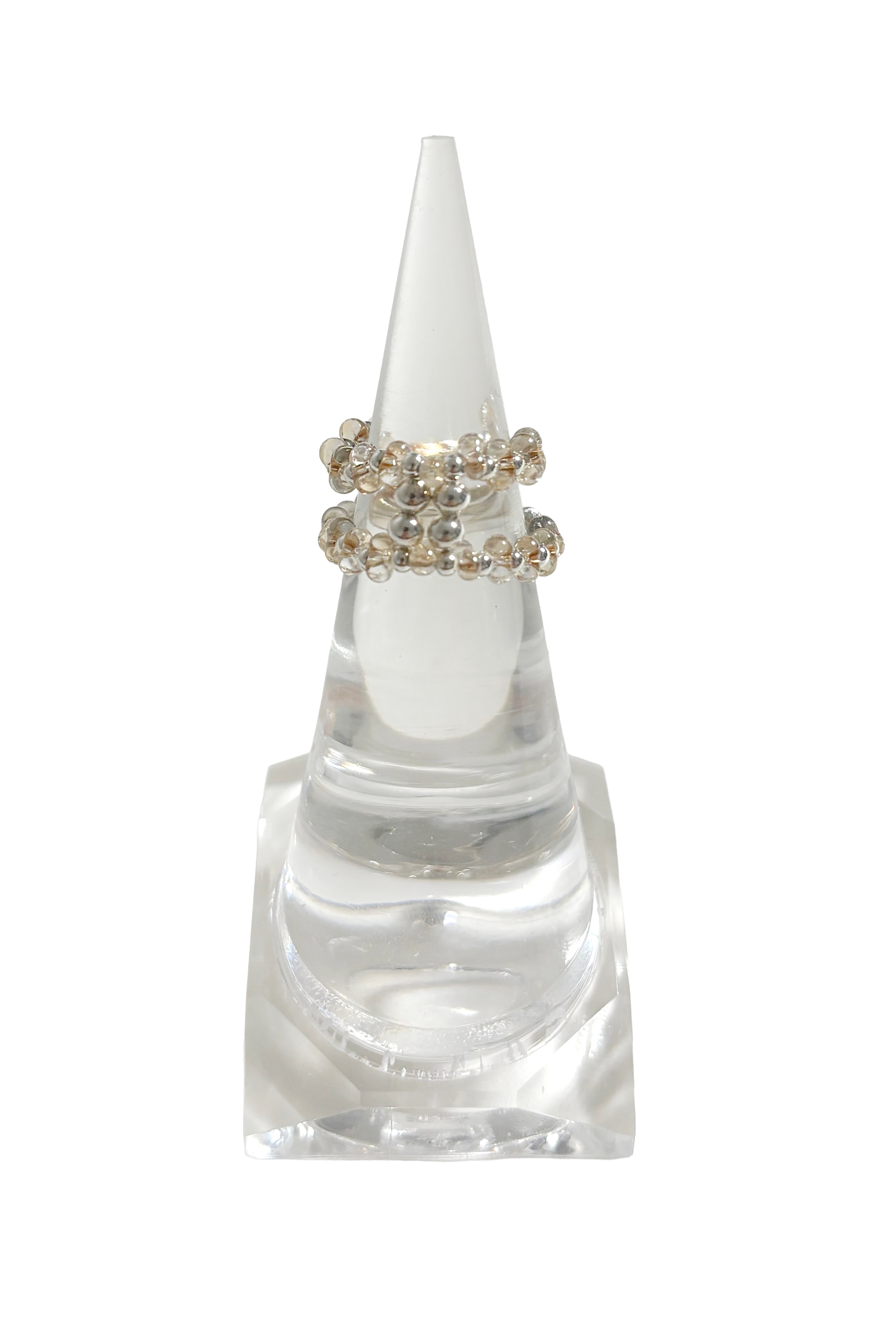 Double combi ring - nude