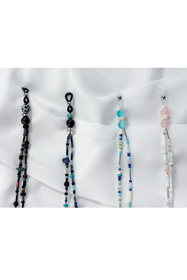 Glasses charm - skyblue multi