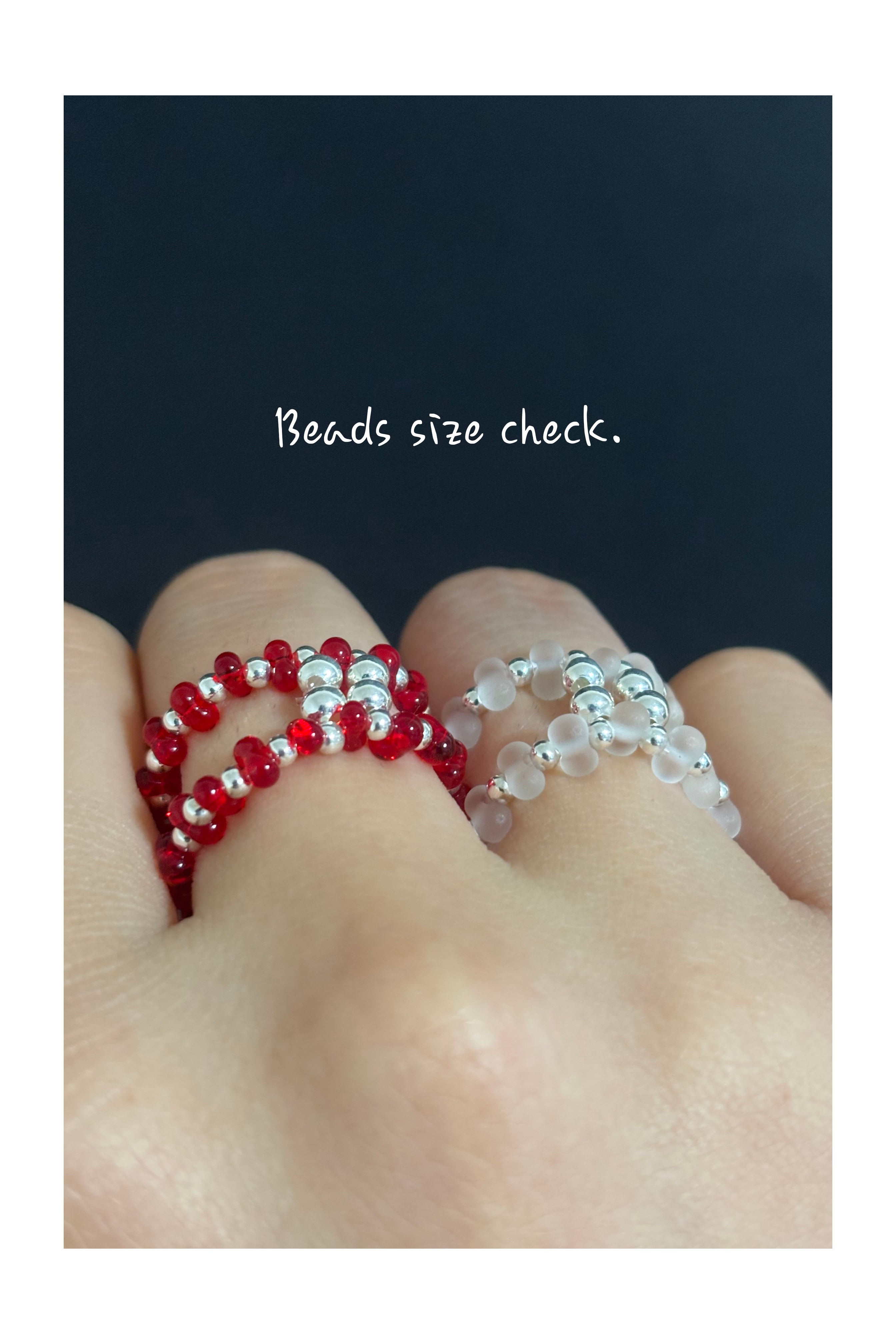 Double combi ring - nude