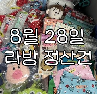 8/28 라방 주문 결제건