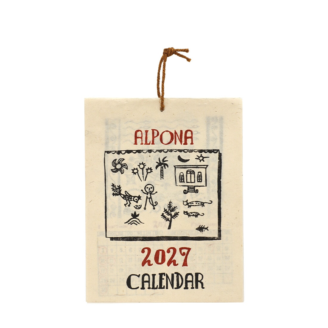 2027 NEPAL HANDMADE CALENDAR