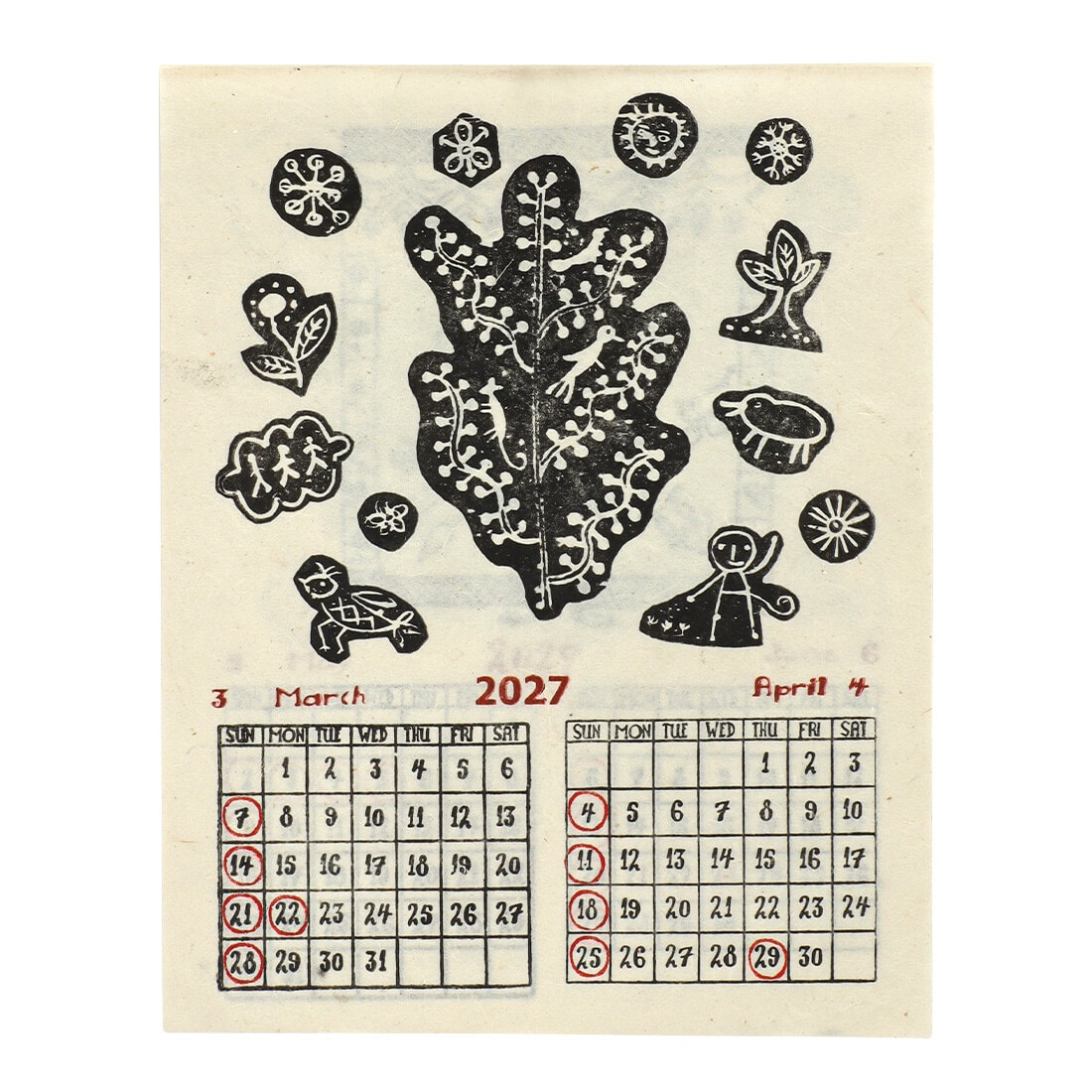 2027 NEPAL HANDMADE CALENDAR