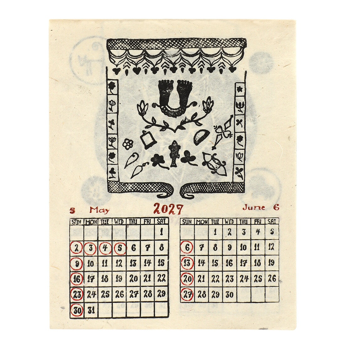 2027 NEPAL HANDMADE CALENDAR