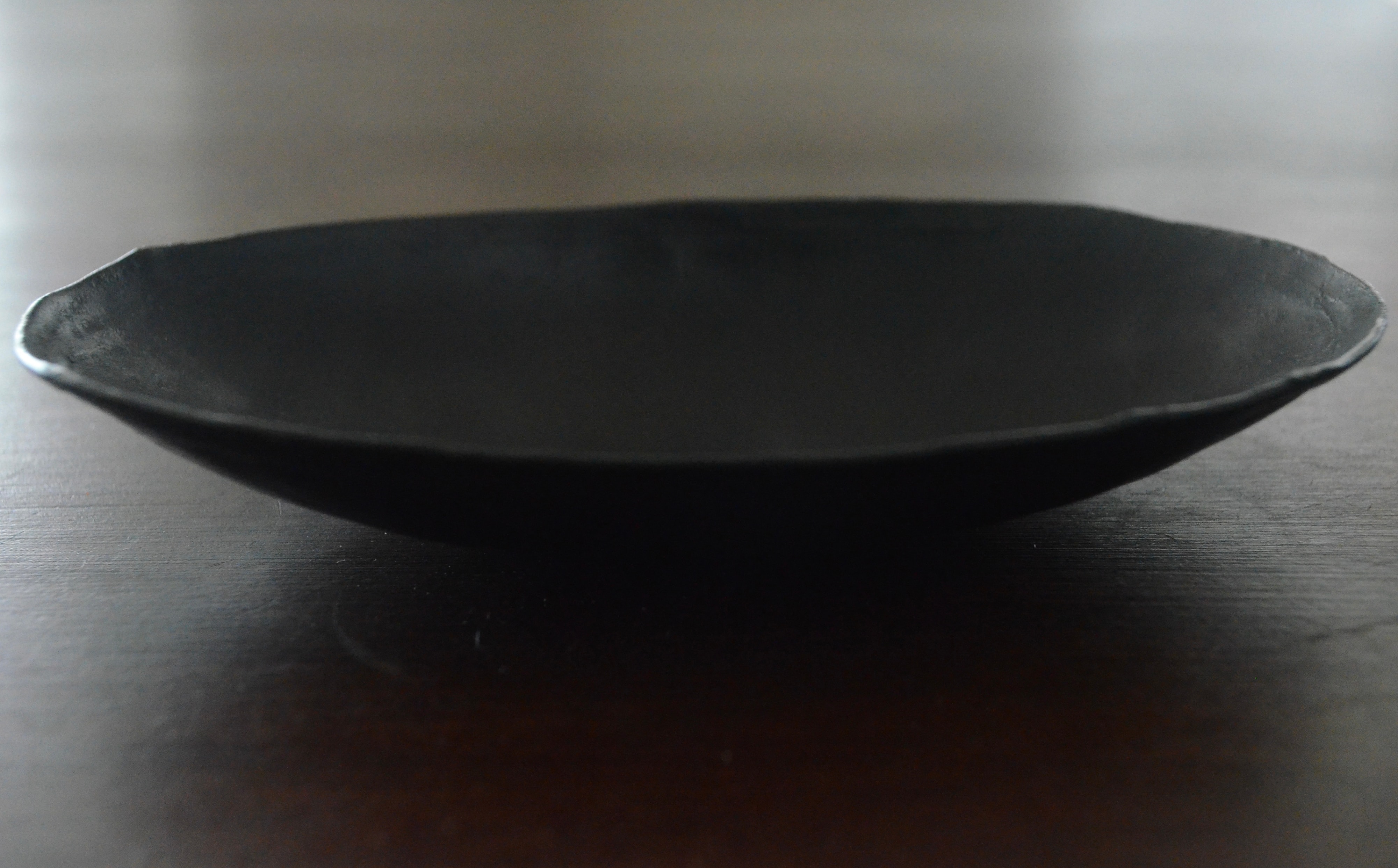 wax-black iron bowl