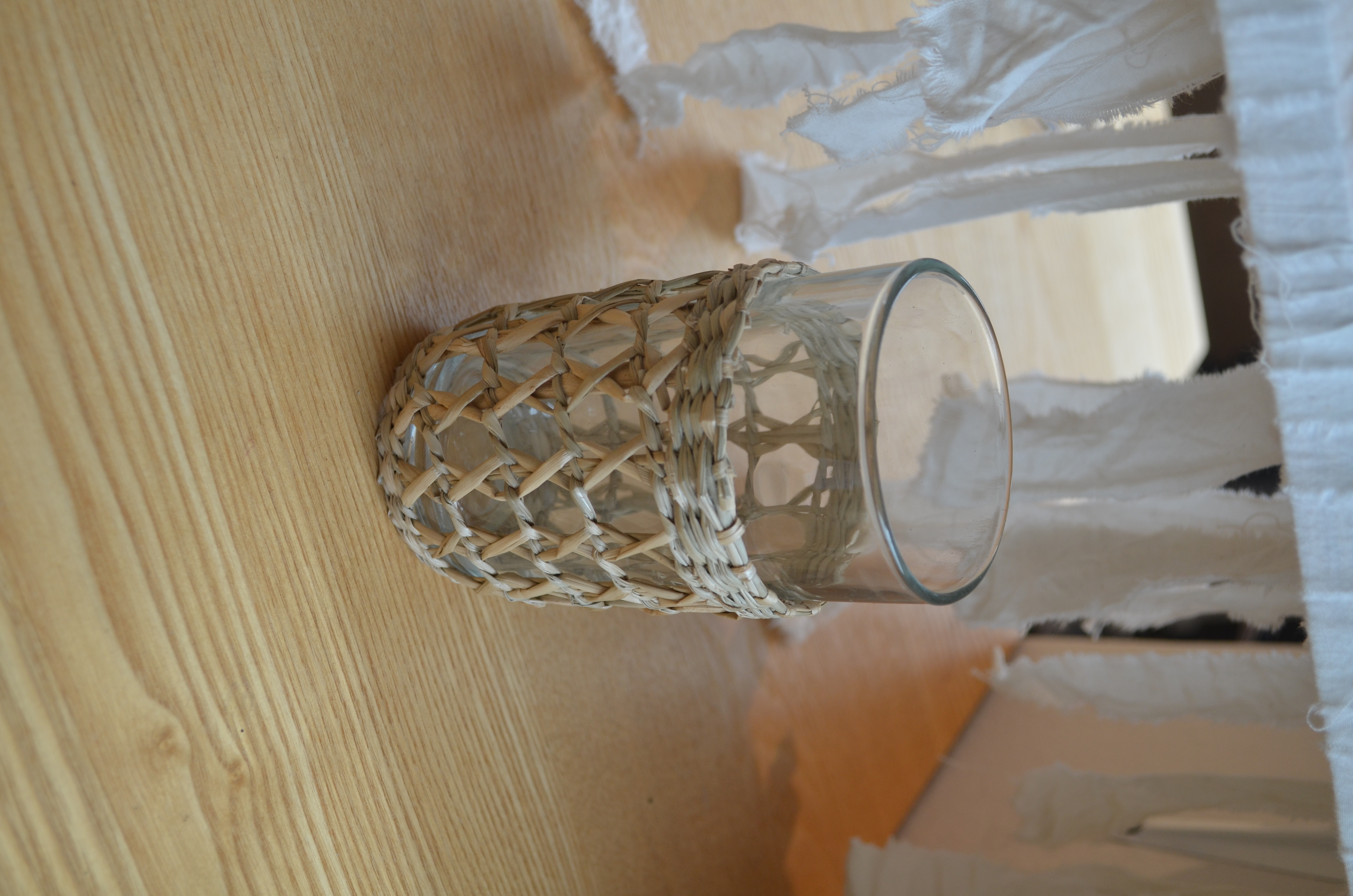 sisal glass cup