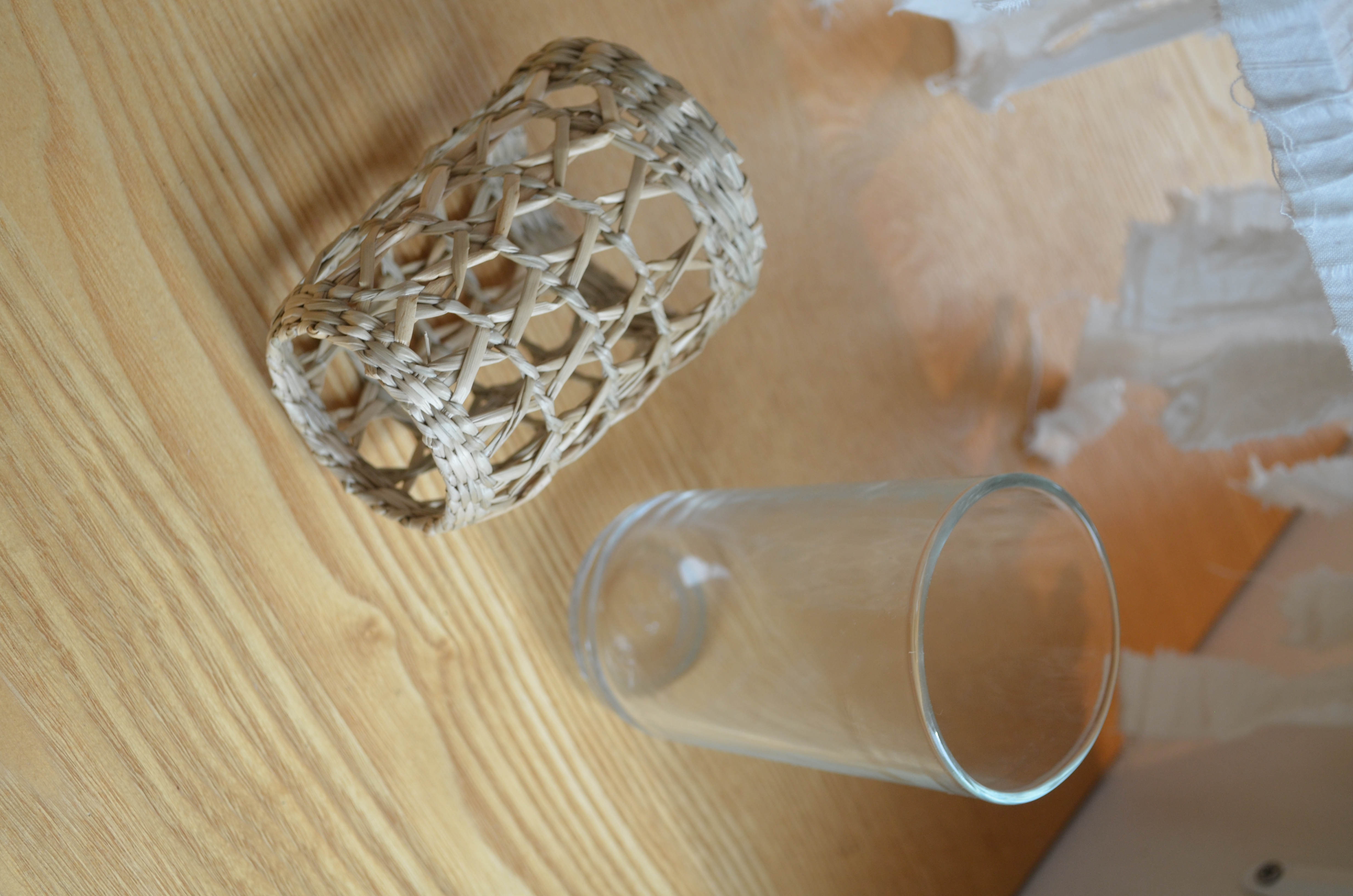 sisal glass cup