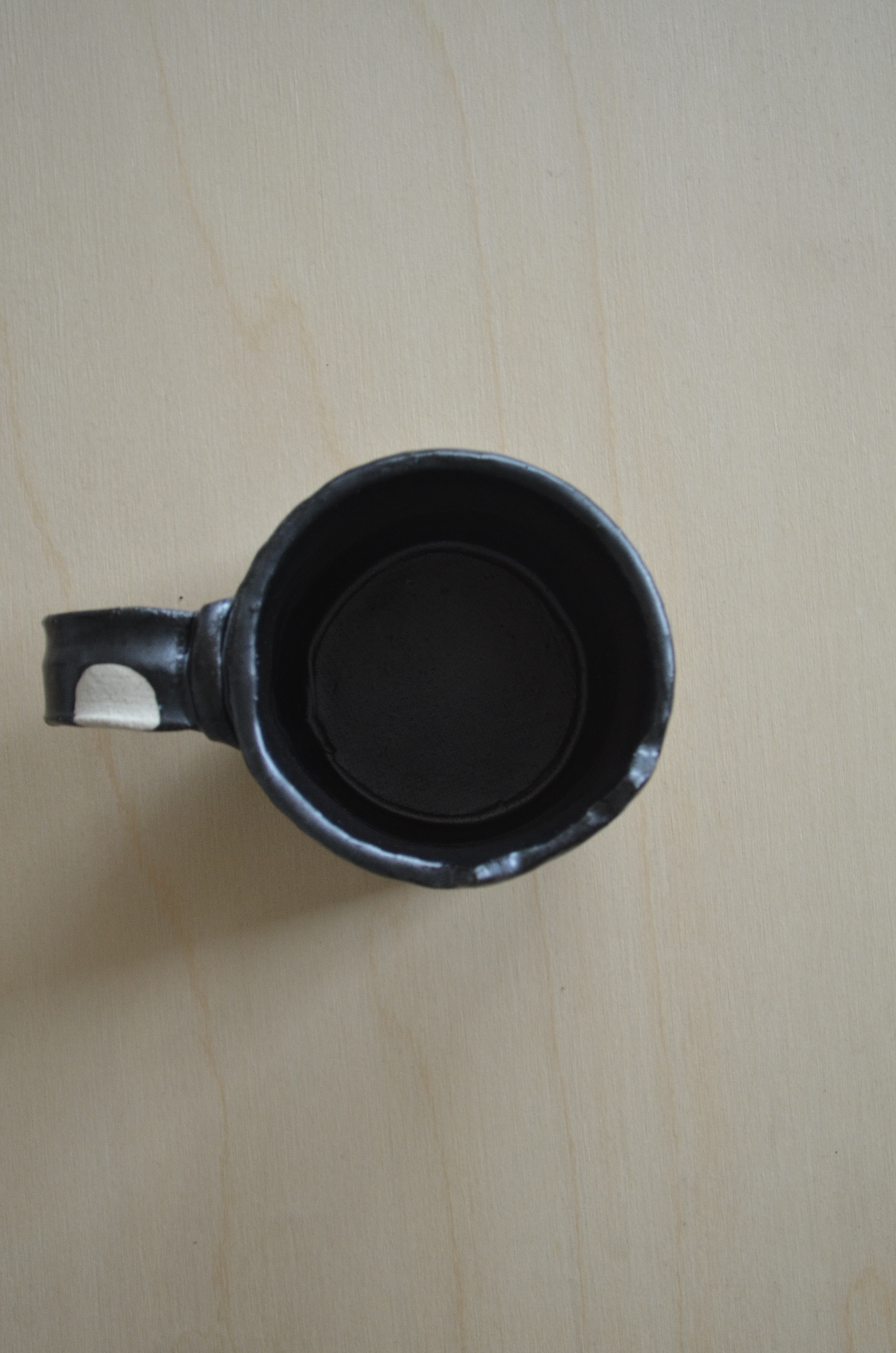 black cat mug