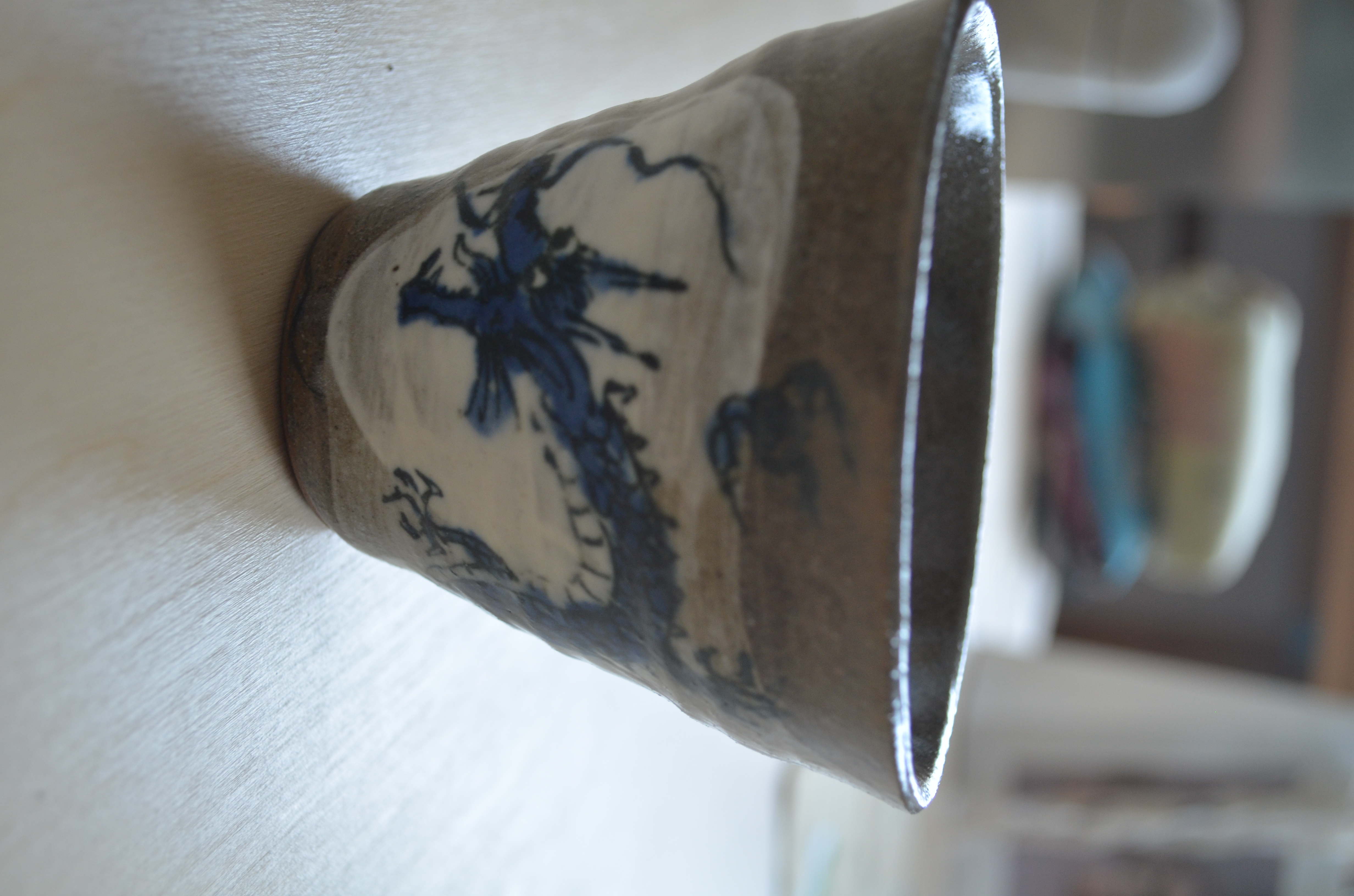 blue dragon mug