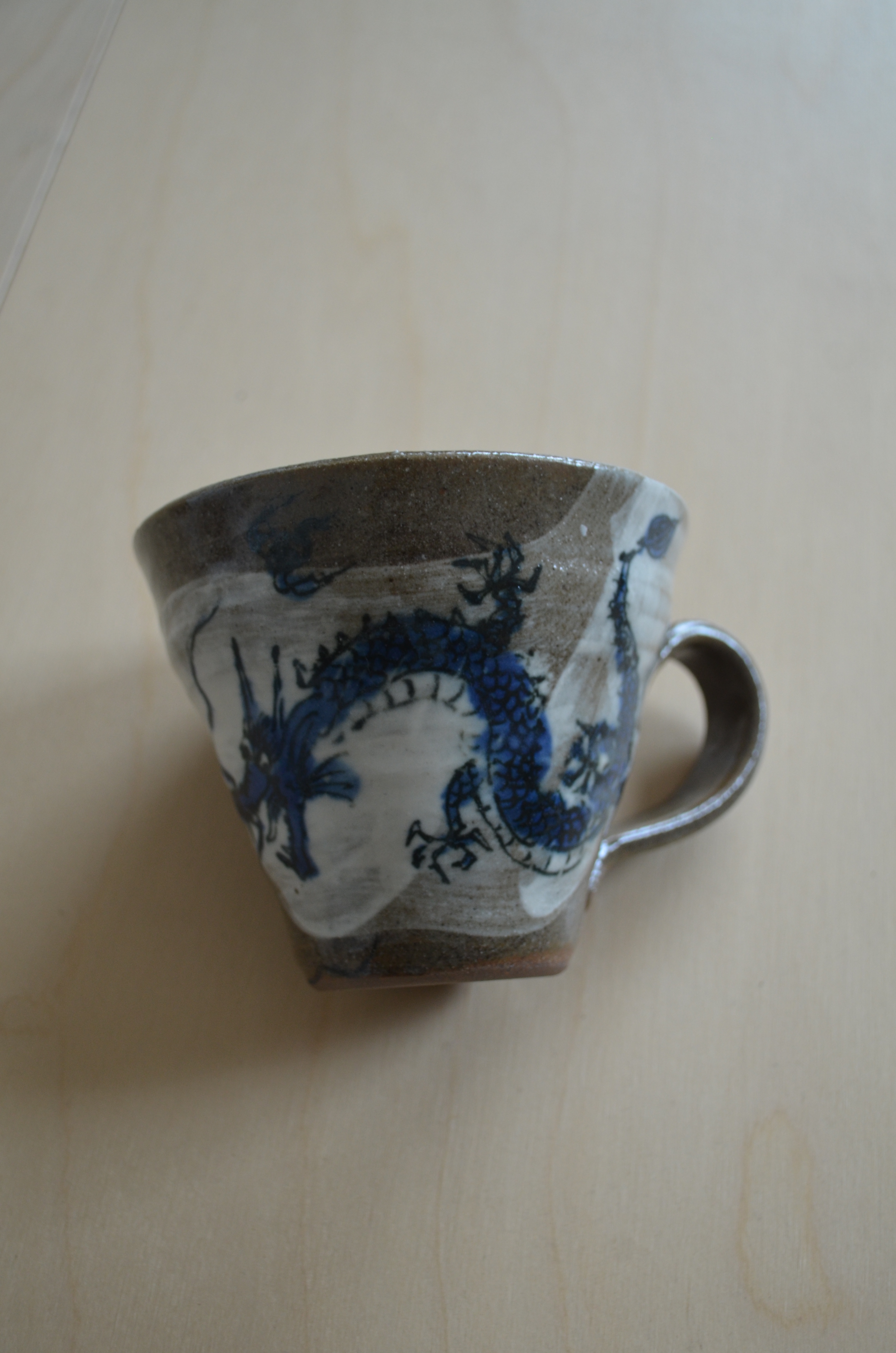 blue dragon mug