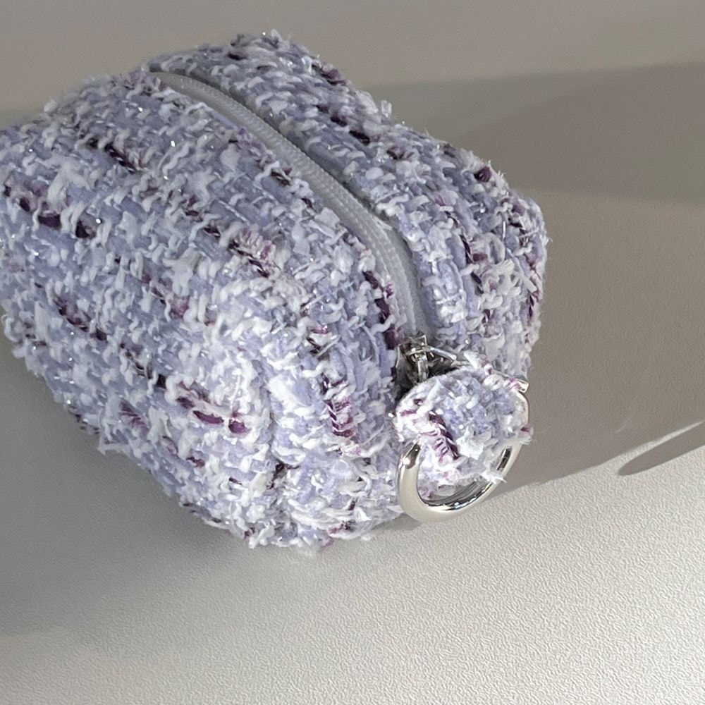 [OIA] Mini pouch - tweed purple